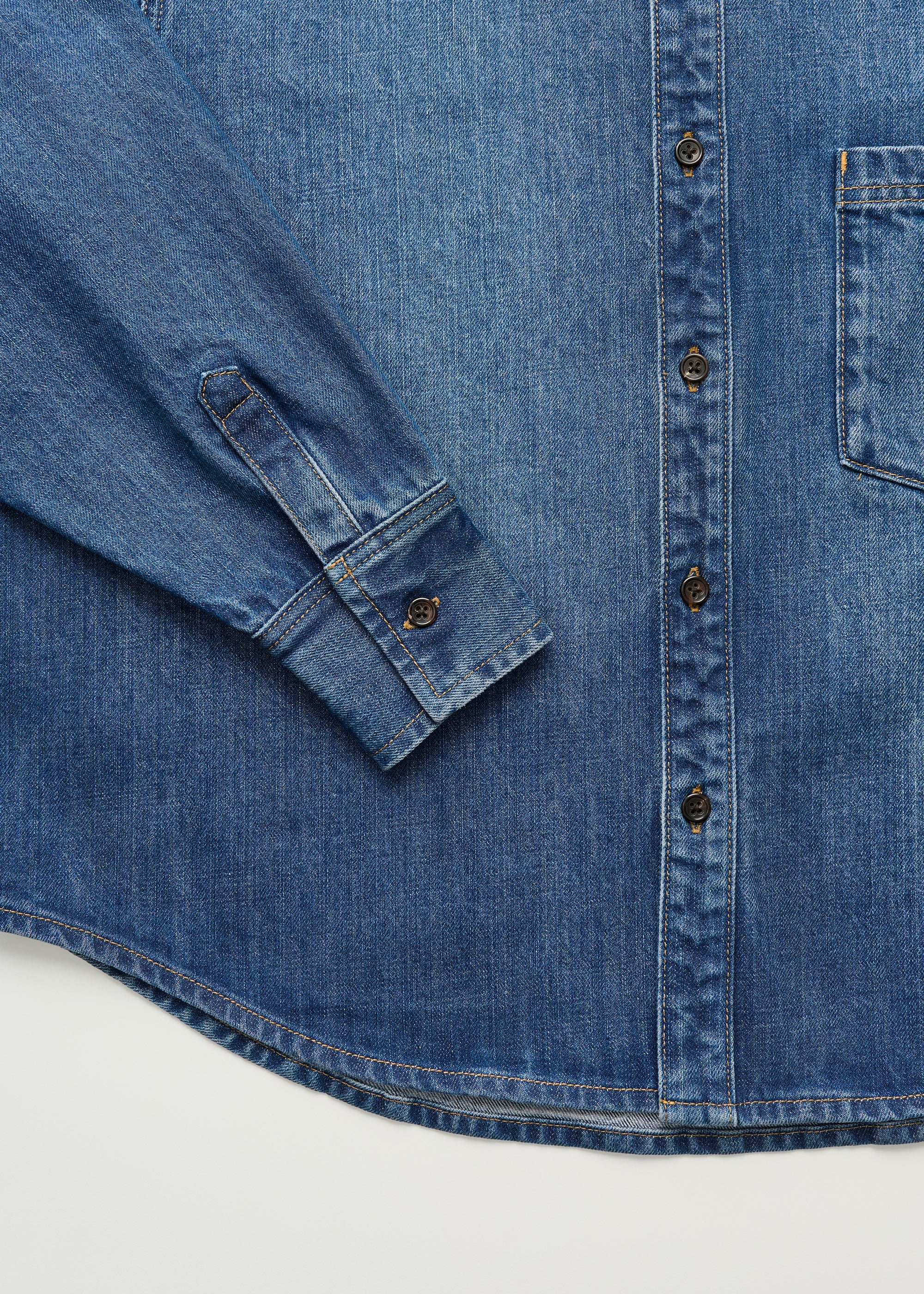 Casy shirt denim | Worn Blue Shirt Woven aiayu