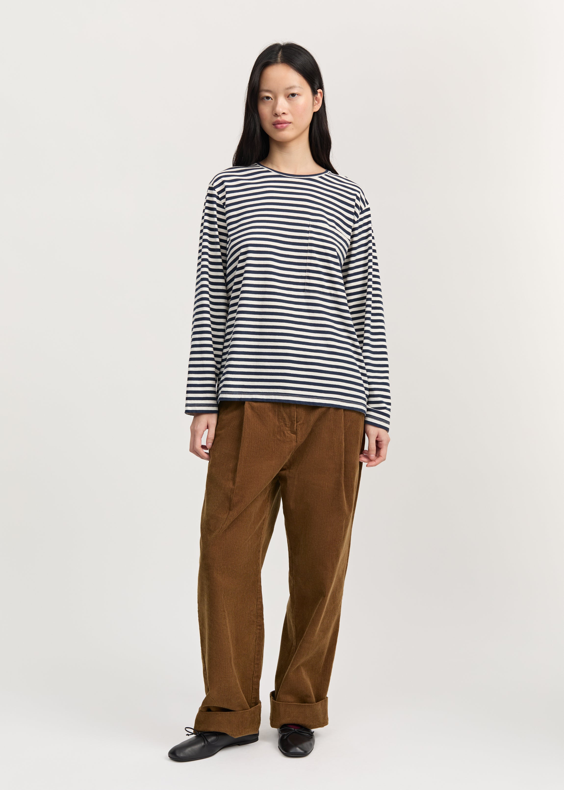 Circular long sleeve | Mix Night T-shirt aiayu