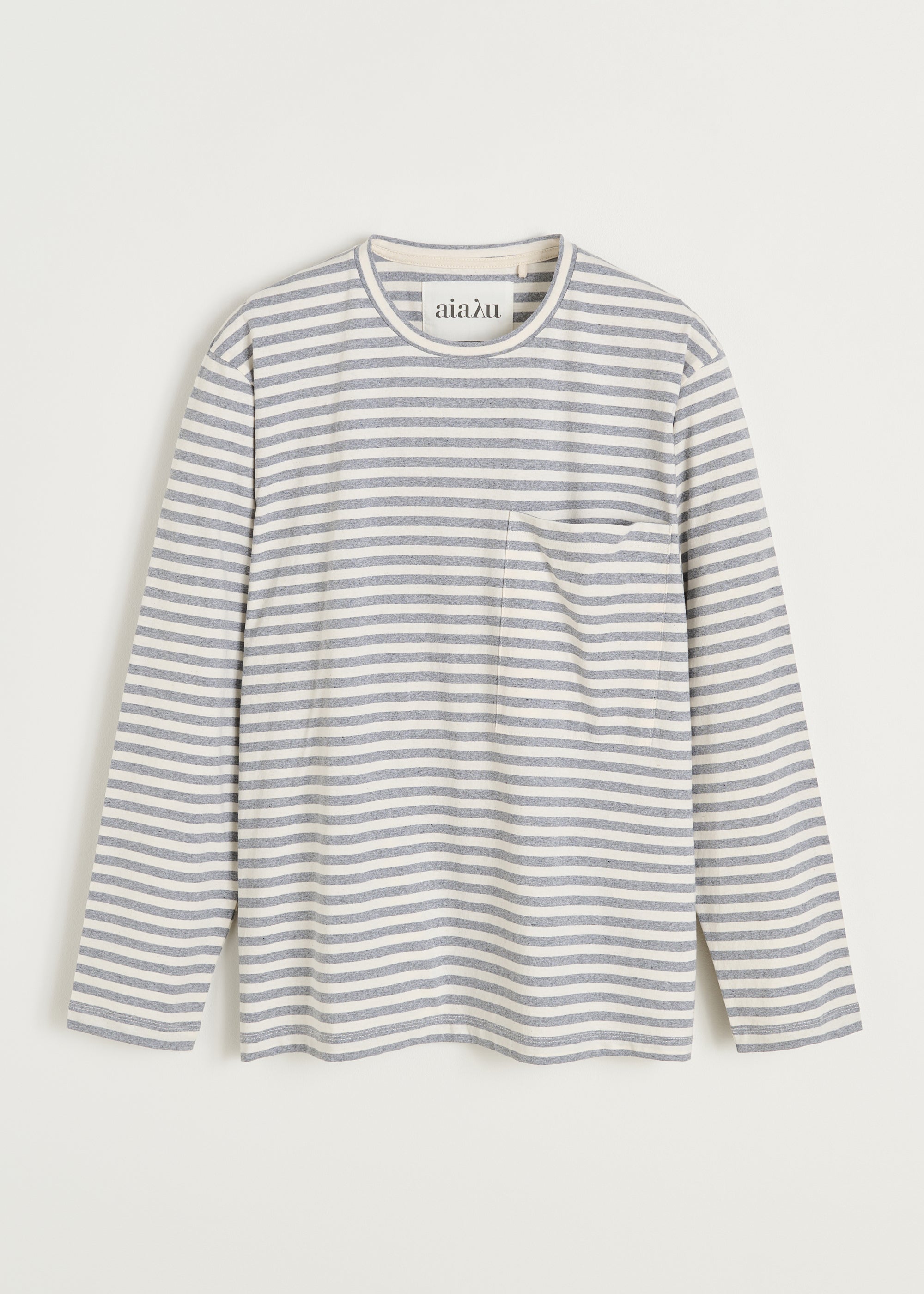 【COSYHARU】Minimal Silket Long Sleeve Tee Organic Cotton Long Sleeve Swing Tee - Heather Gray – Zutano