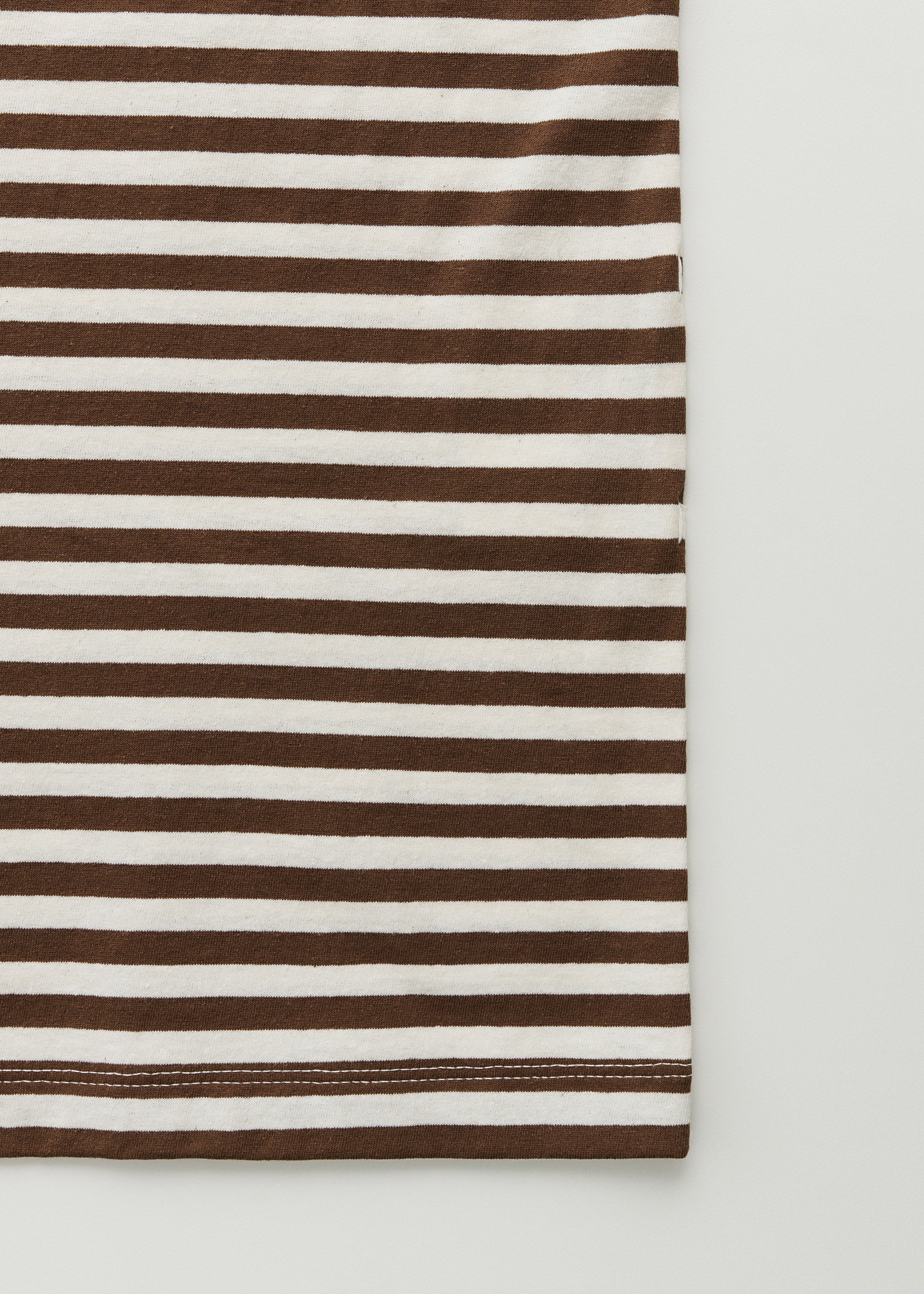 Classic circular tee striped | Mix Coffee