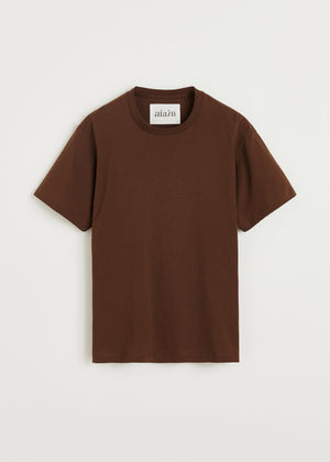 Classic circular tee | Coffee