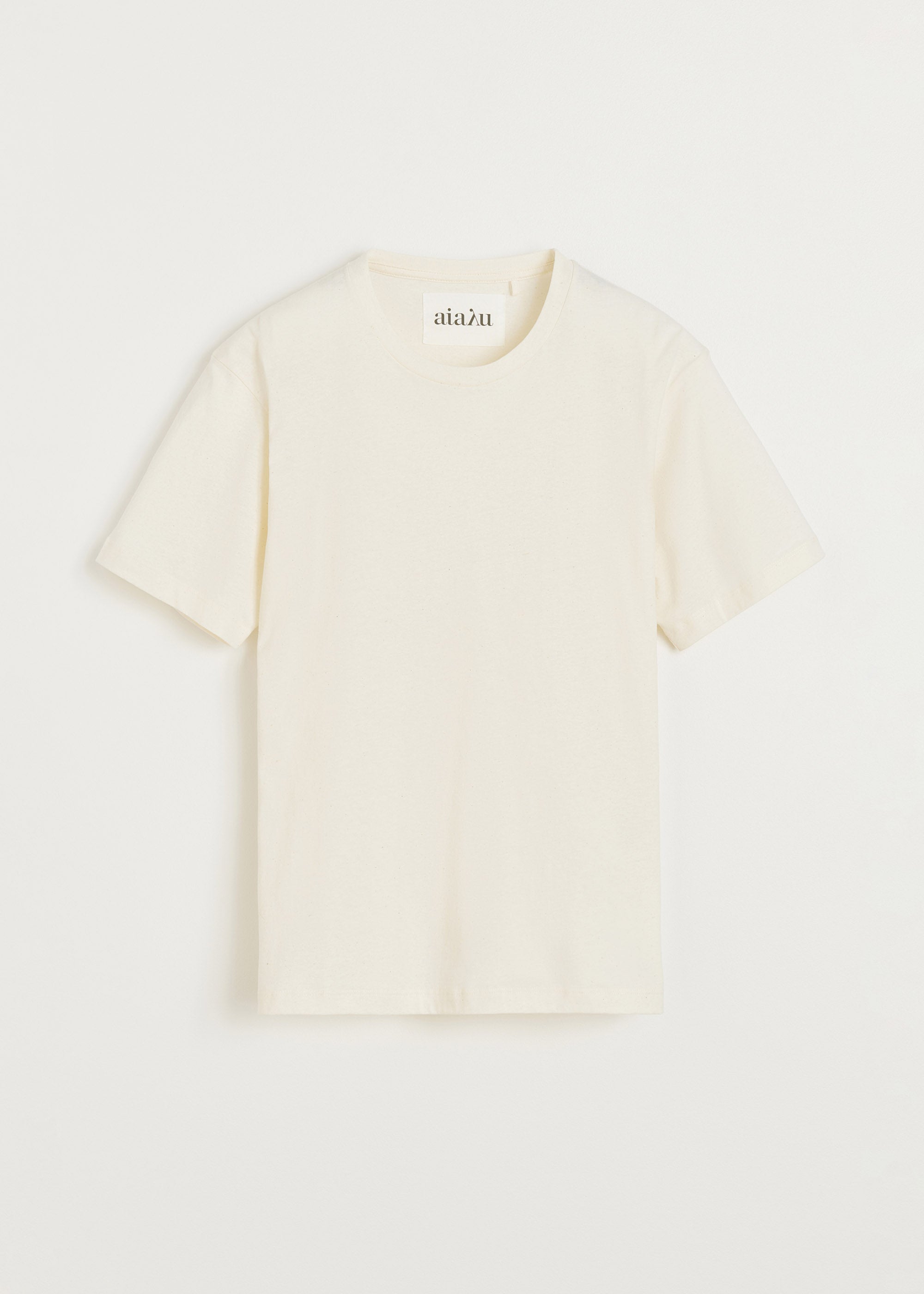 Classic circular tee | Pure Ecru