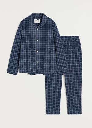 Classic pyjamas check | Navy check Pyjamas aiayu