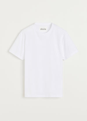 Classic circular tee | White