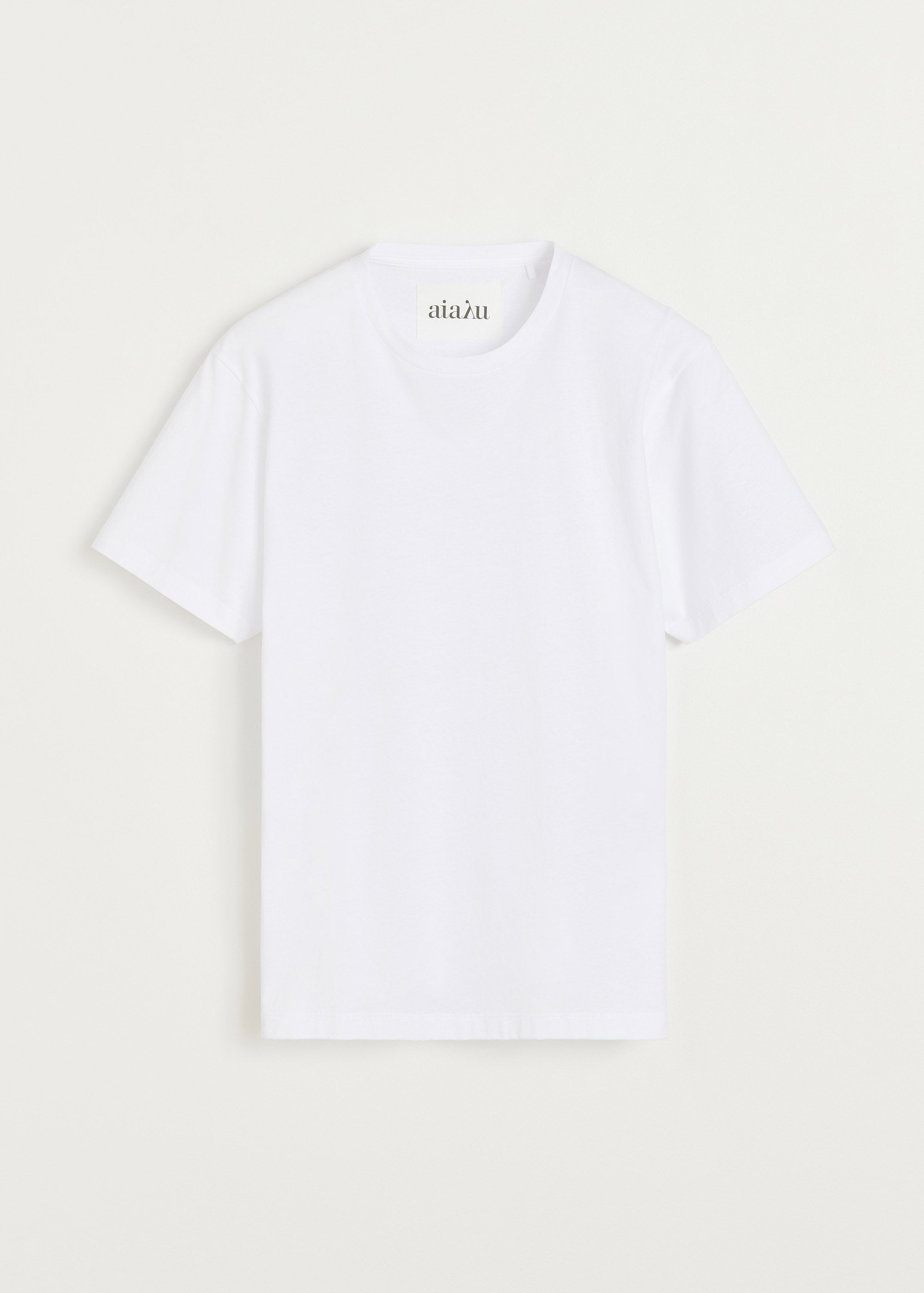 Classic circular tee | White