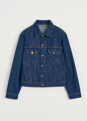Cleo denim jacket | Mid Blue Jacket aiayu