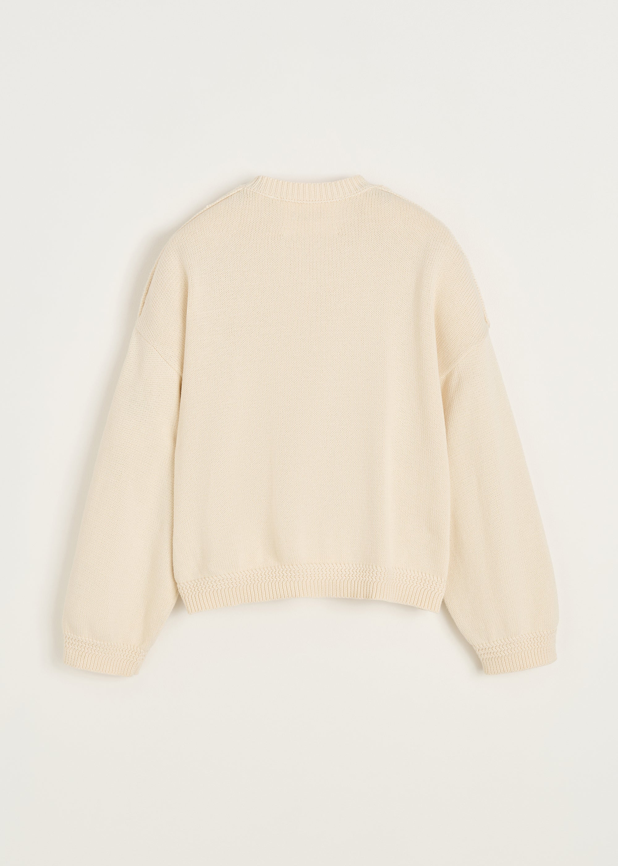 Cobe cotton cardigan | Pure Ecru Cardigan aiayu