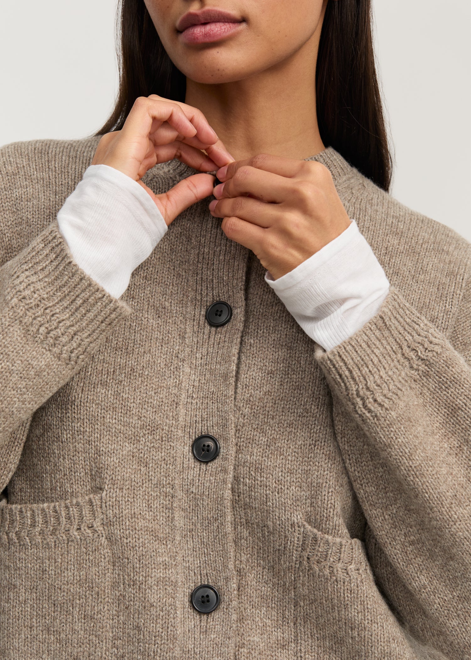 Cobe cardigan – sartuul wool | Pure Soil Cardigan aiayu