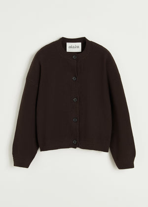 Coby cardigan | Dark Brown