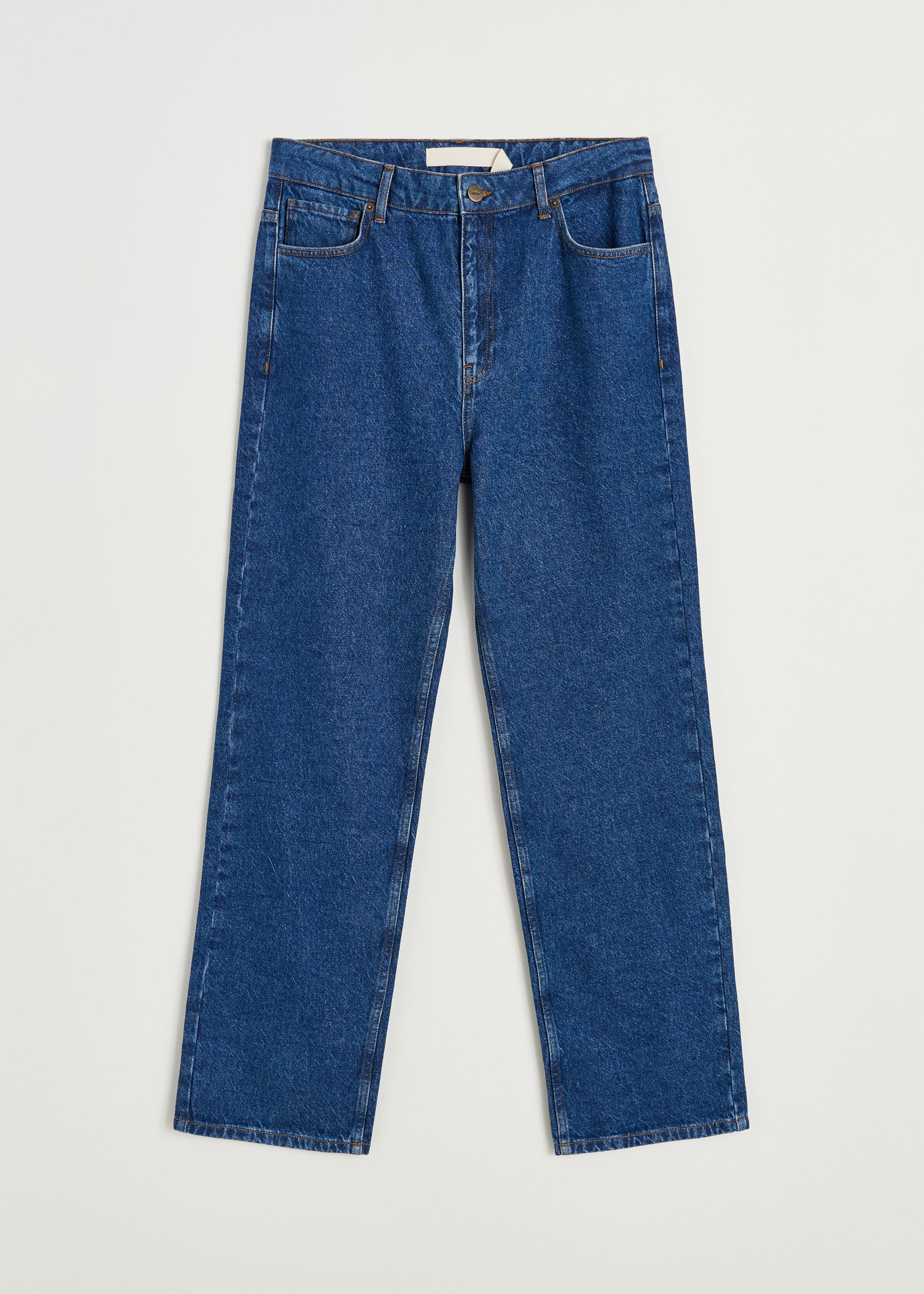 Cooper highwaist straight jeans | Mid Blue Jeans aiayu