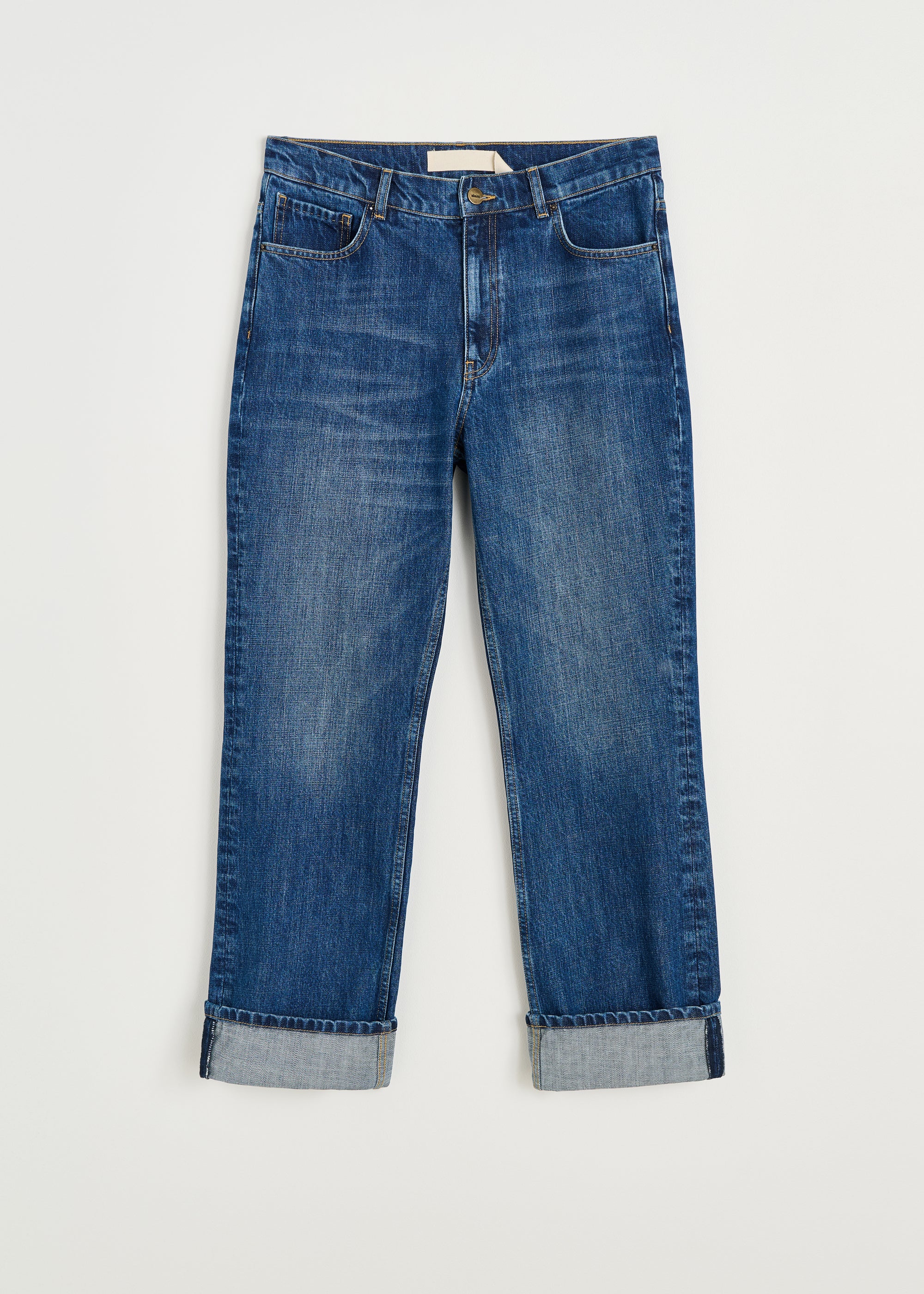 Cooper highwaist straight jeans | Worn Blue Jeans aiayu