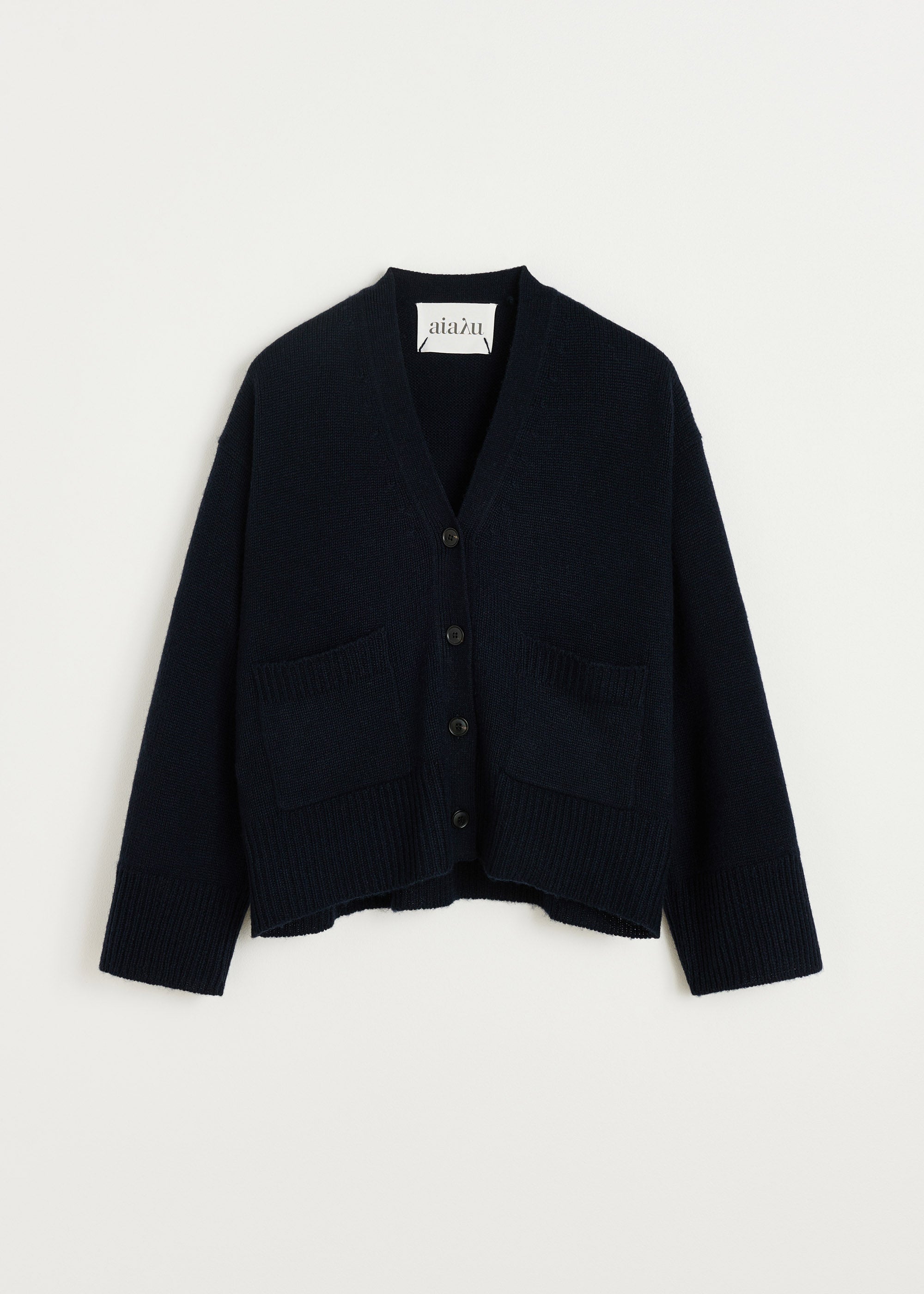 Cora cardigan - sartuul wool | Black Blue