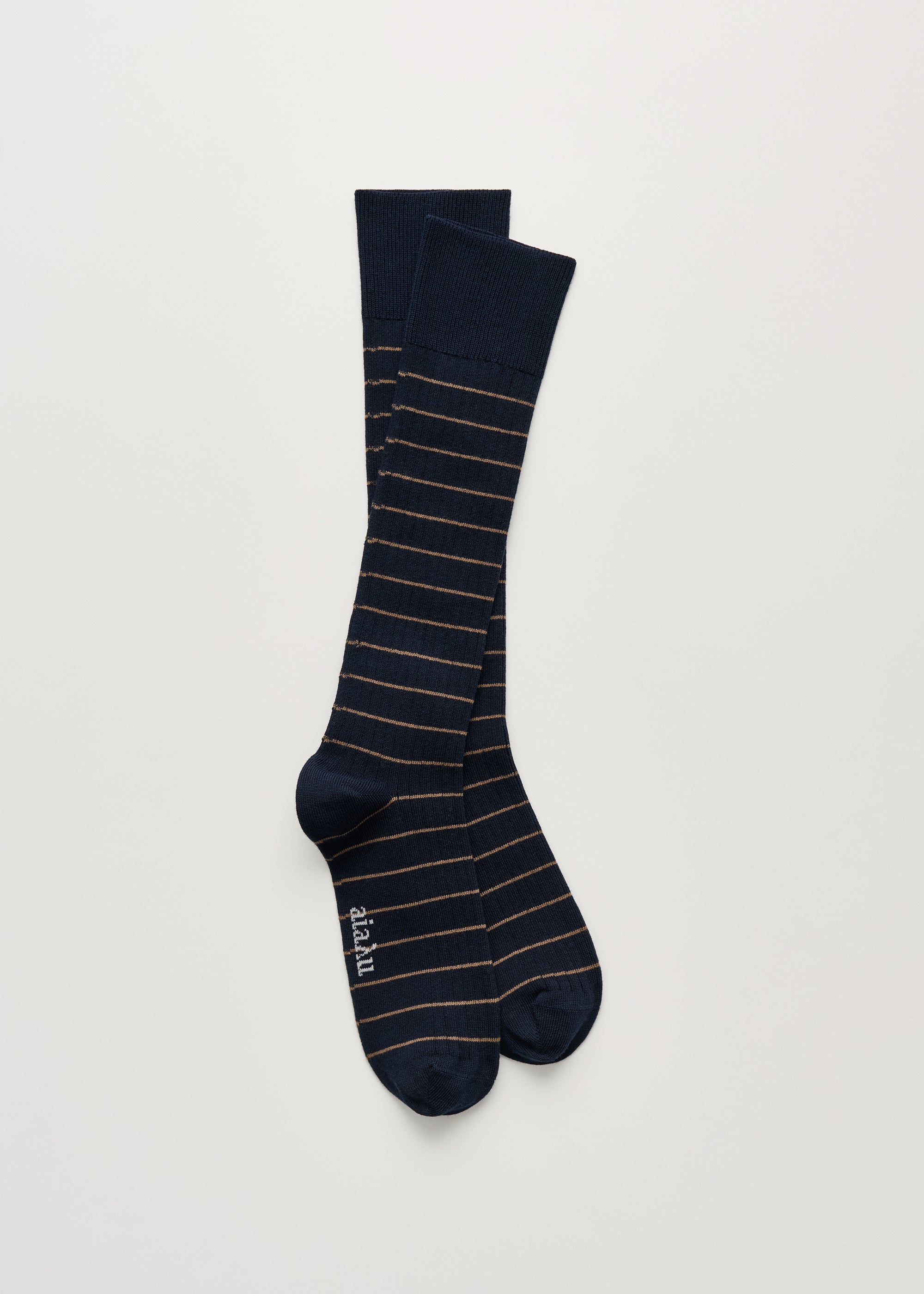 Cotton long socks | Mix Navy Socks aiayu