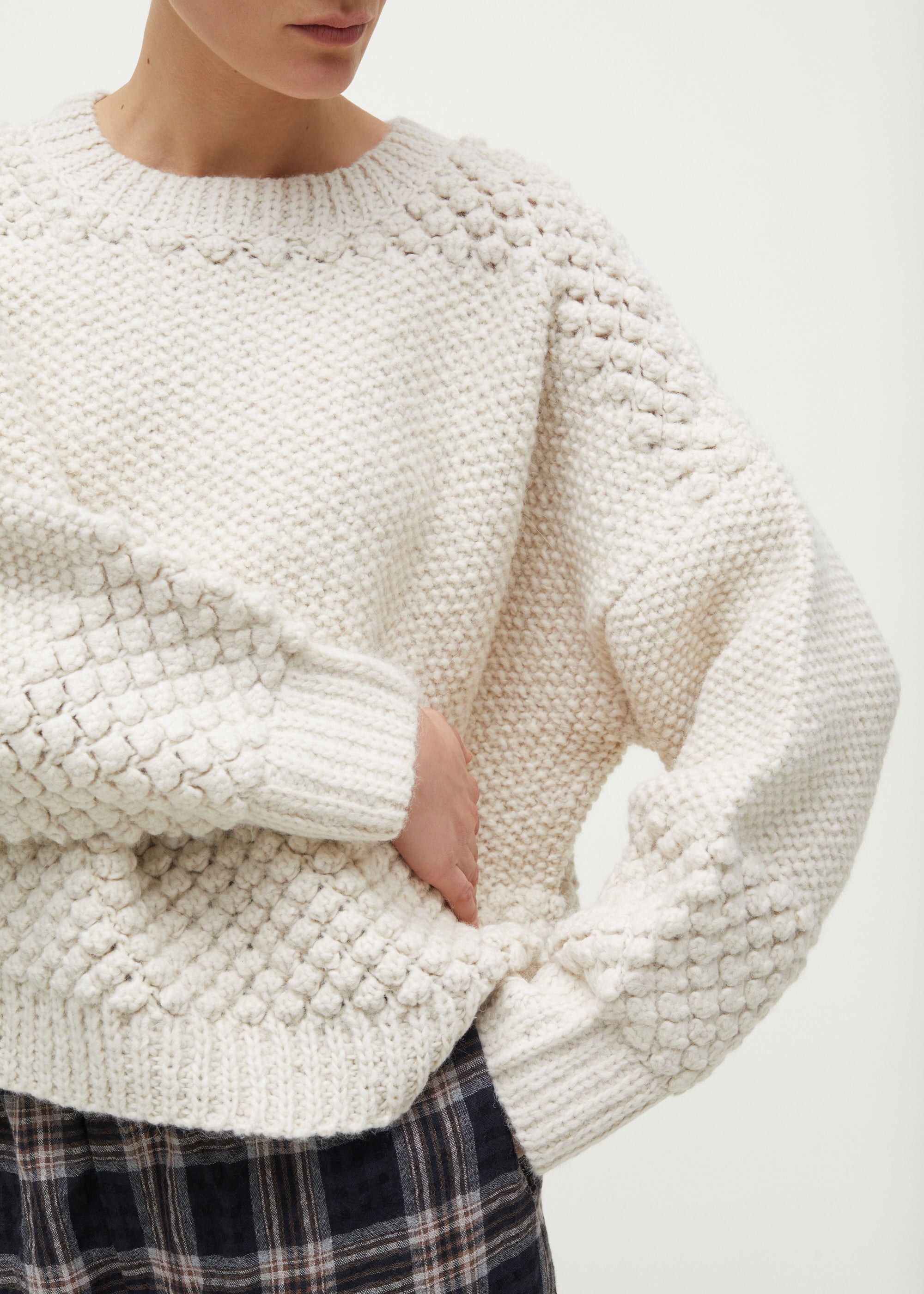 Daniela wool sweater | Pure Ecru