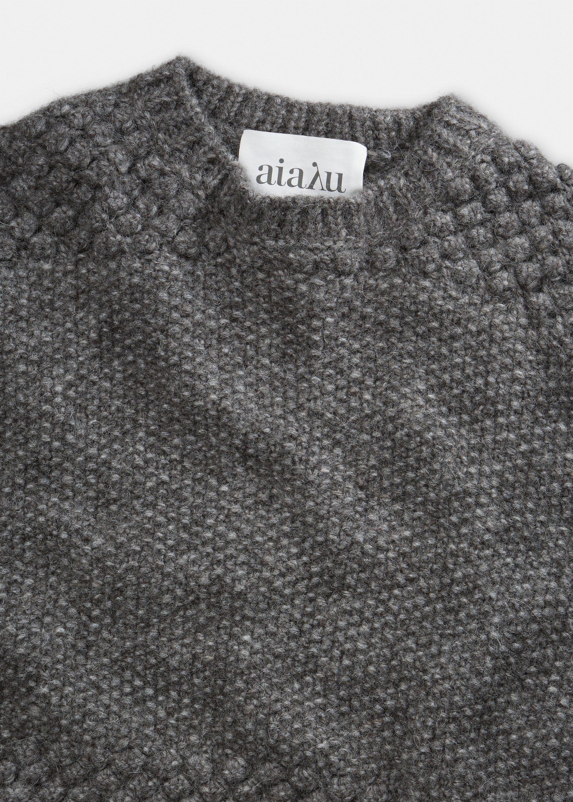 Daniela wool sweater | Pure Dark Grey