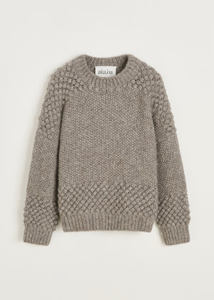 Daniela sweater – llama | Pure grey Sweater aiayu