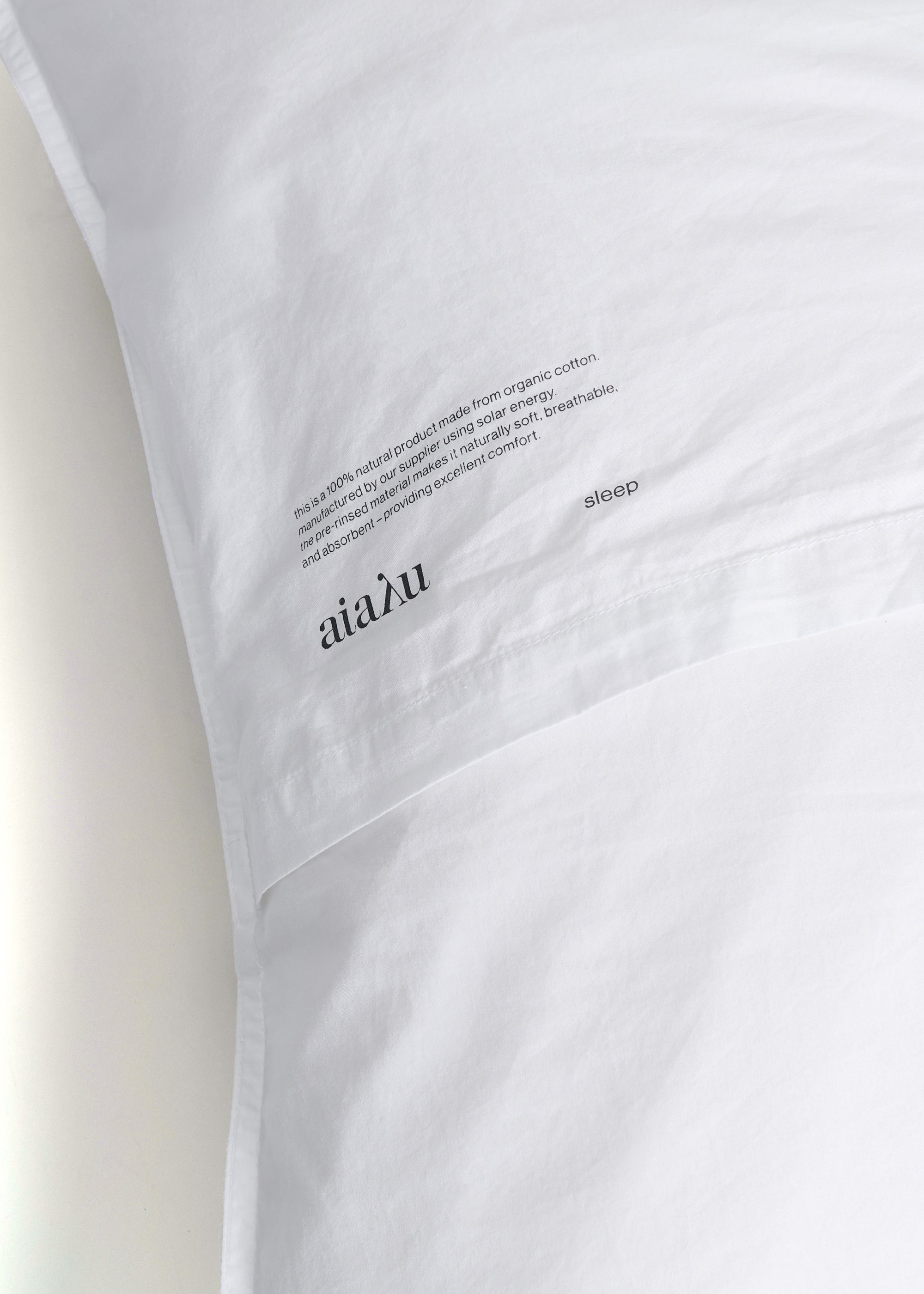 Pillow case 60x63 | White Bedding aiayu