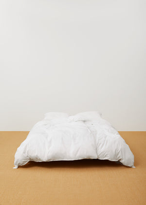 Duvet set 140x220 & pillow case - white | White