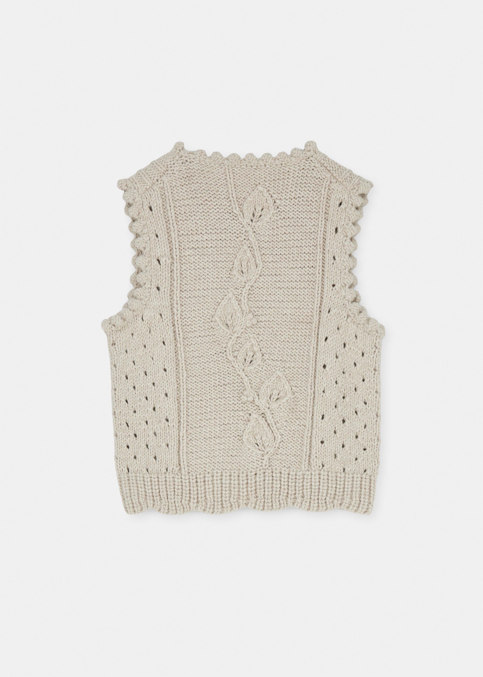 Embla handknitted vest | Pure Natural