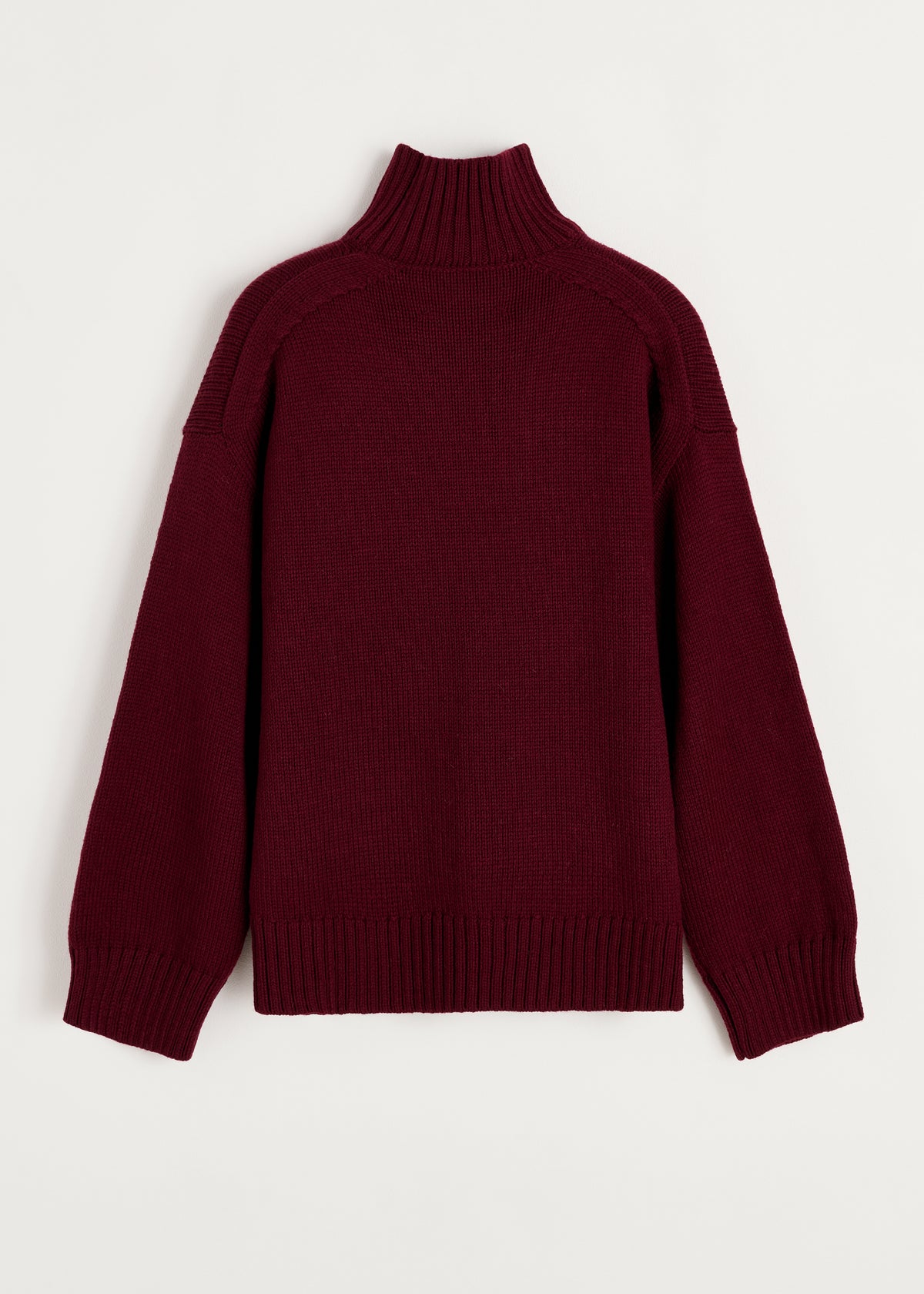 Farah sweater – highland wool | Bordeaux Sweater aiayu