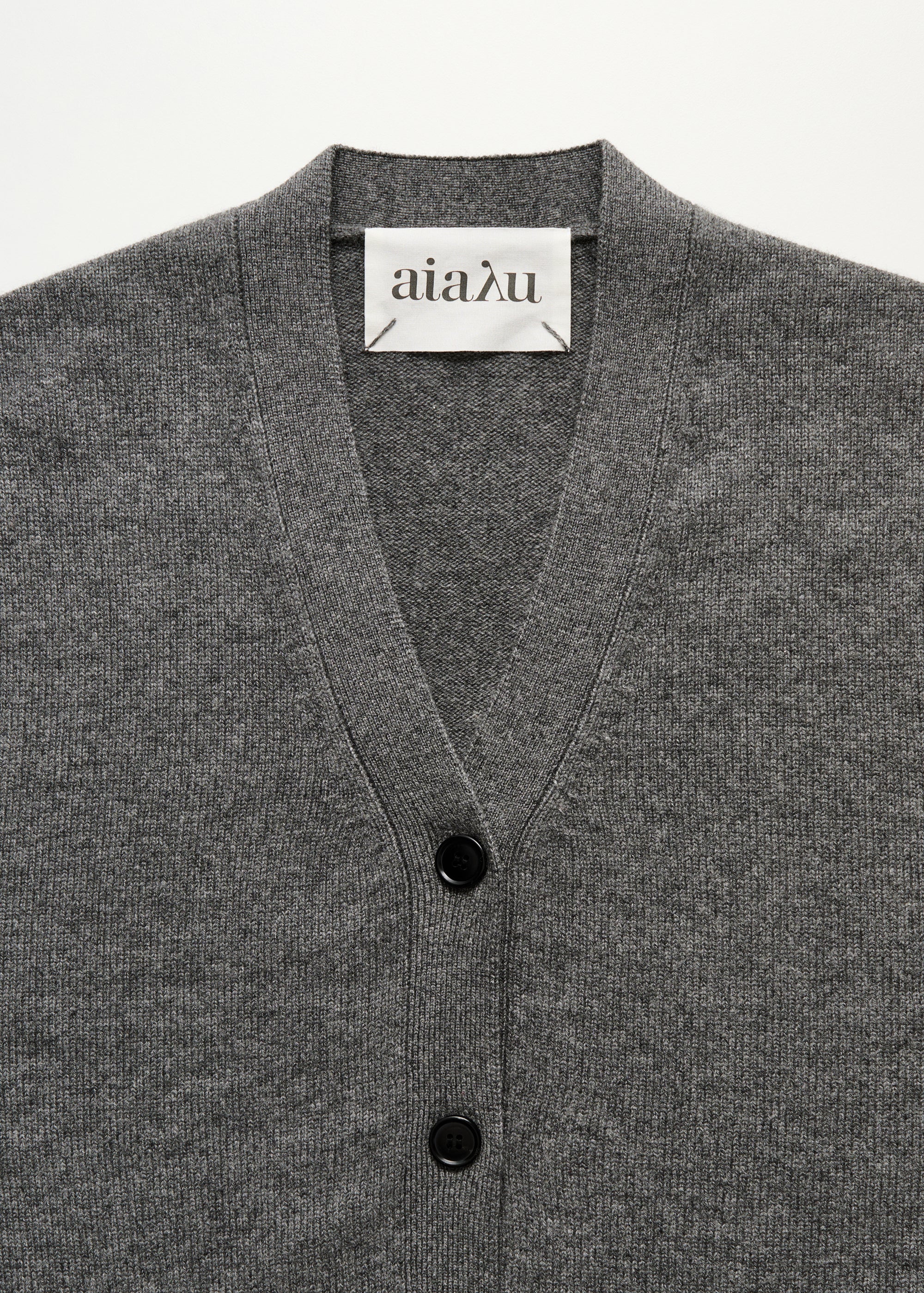 Flora cardigan - pure cashmere | Stormy