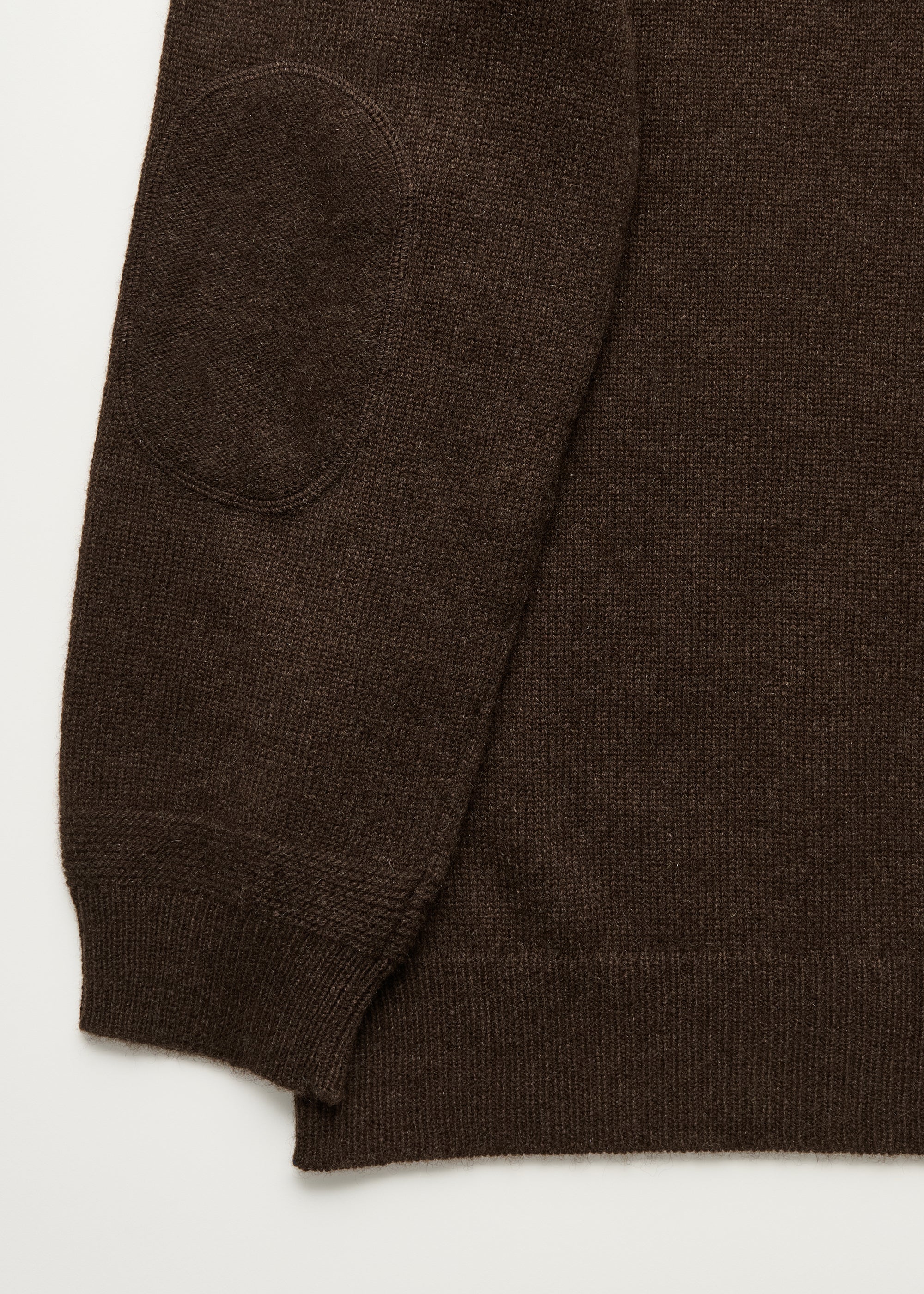 Franco sweater – yak | Pure Dark Brown