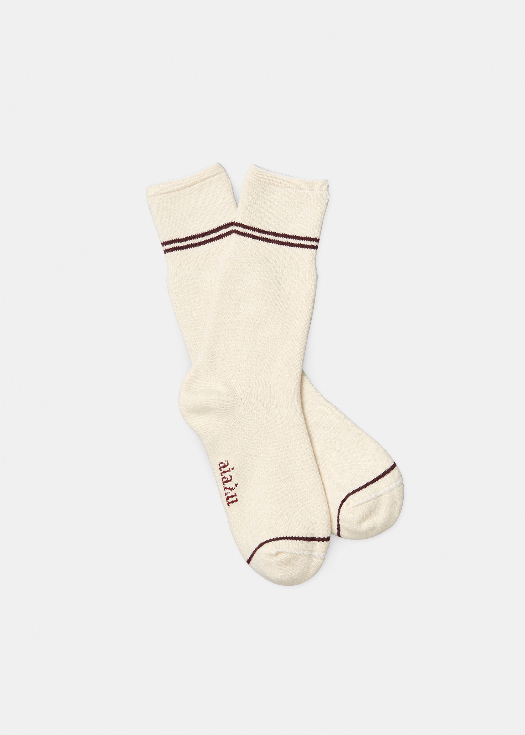 Frotté socks | Ecru