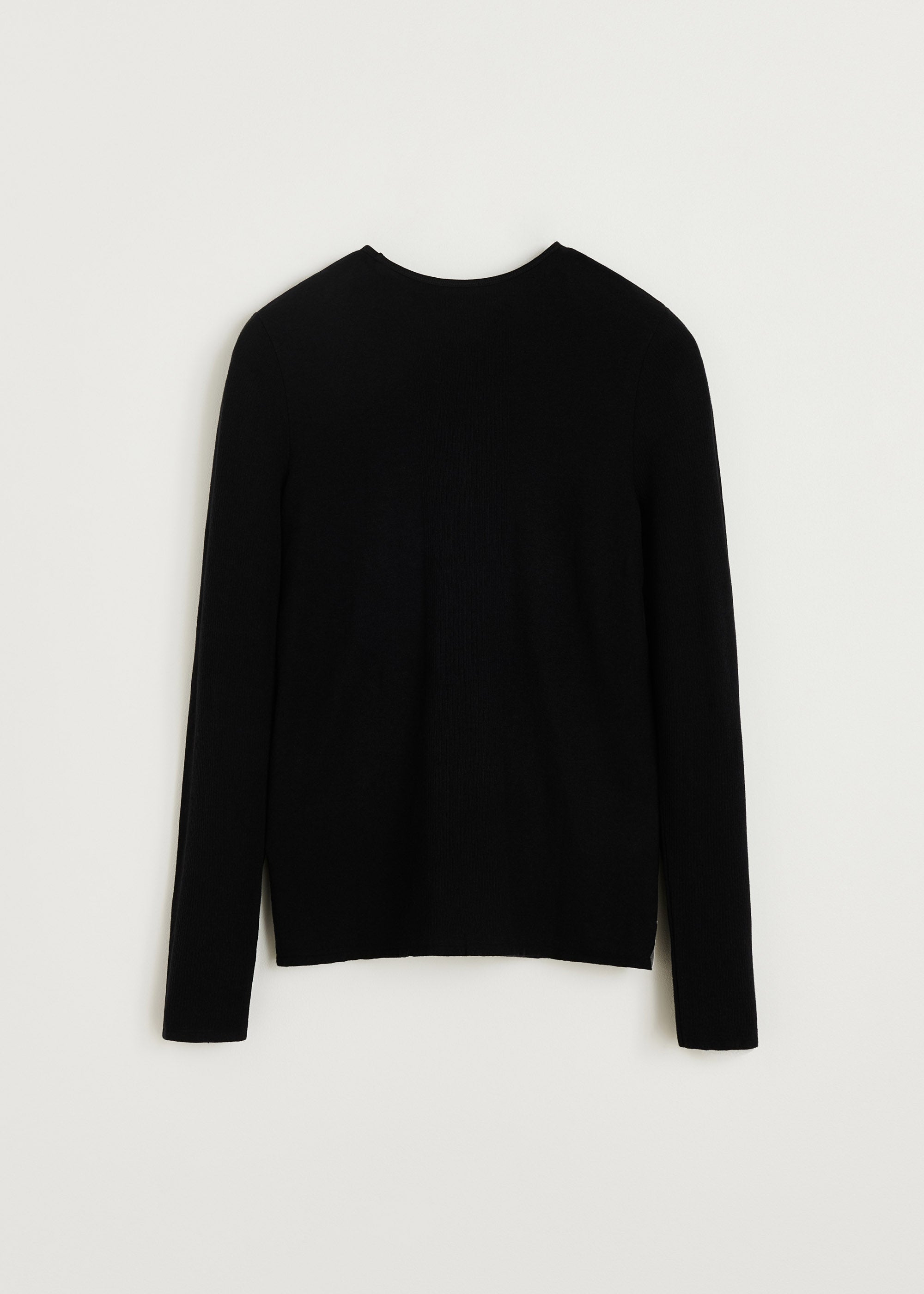 Gentle long sleeve - cashmere | Black