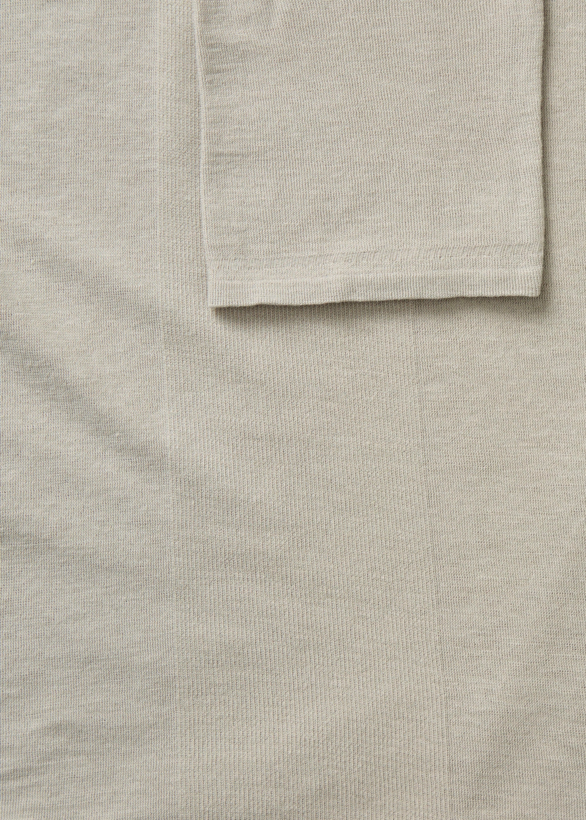 Gentle cashmere long sleeve | Grey