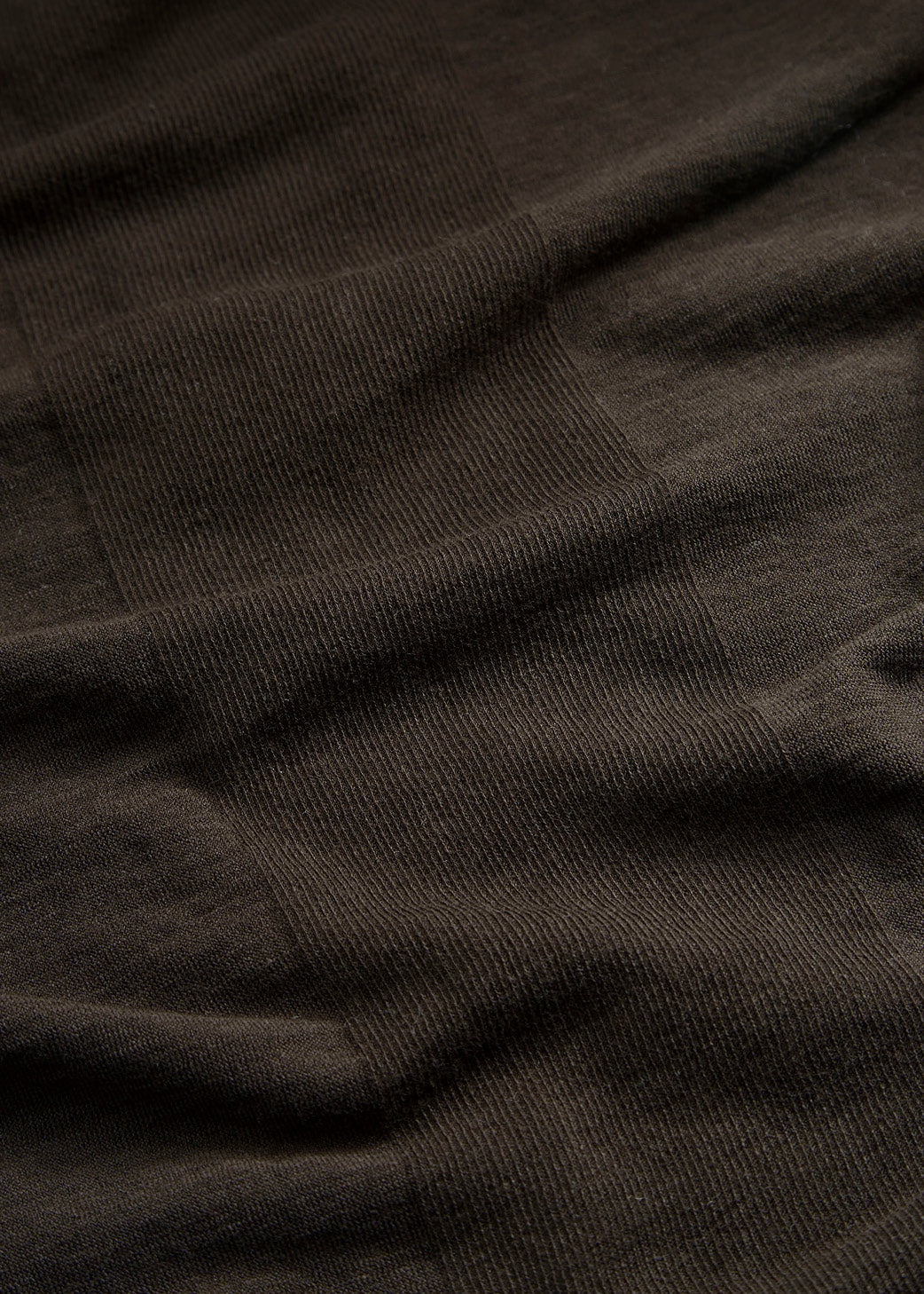 Gentle cashmere tee | Dark Brown