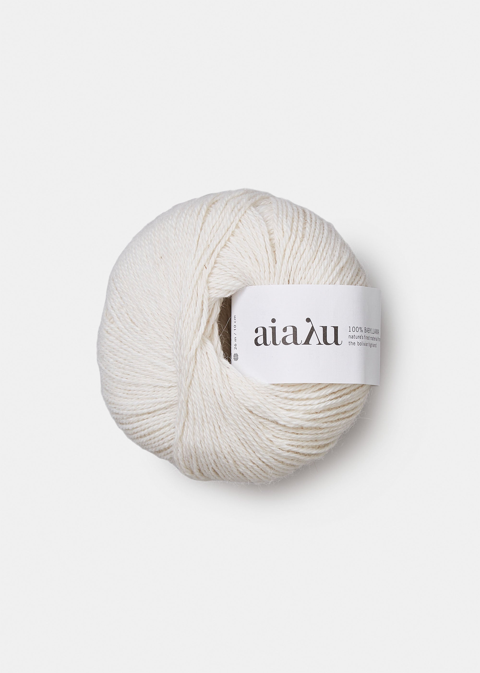 Aiayu yarn - babyllama wool | Albicant