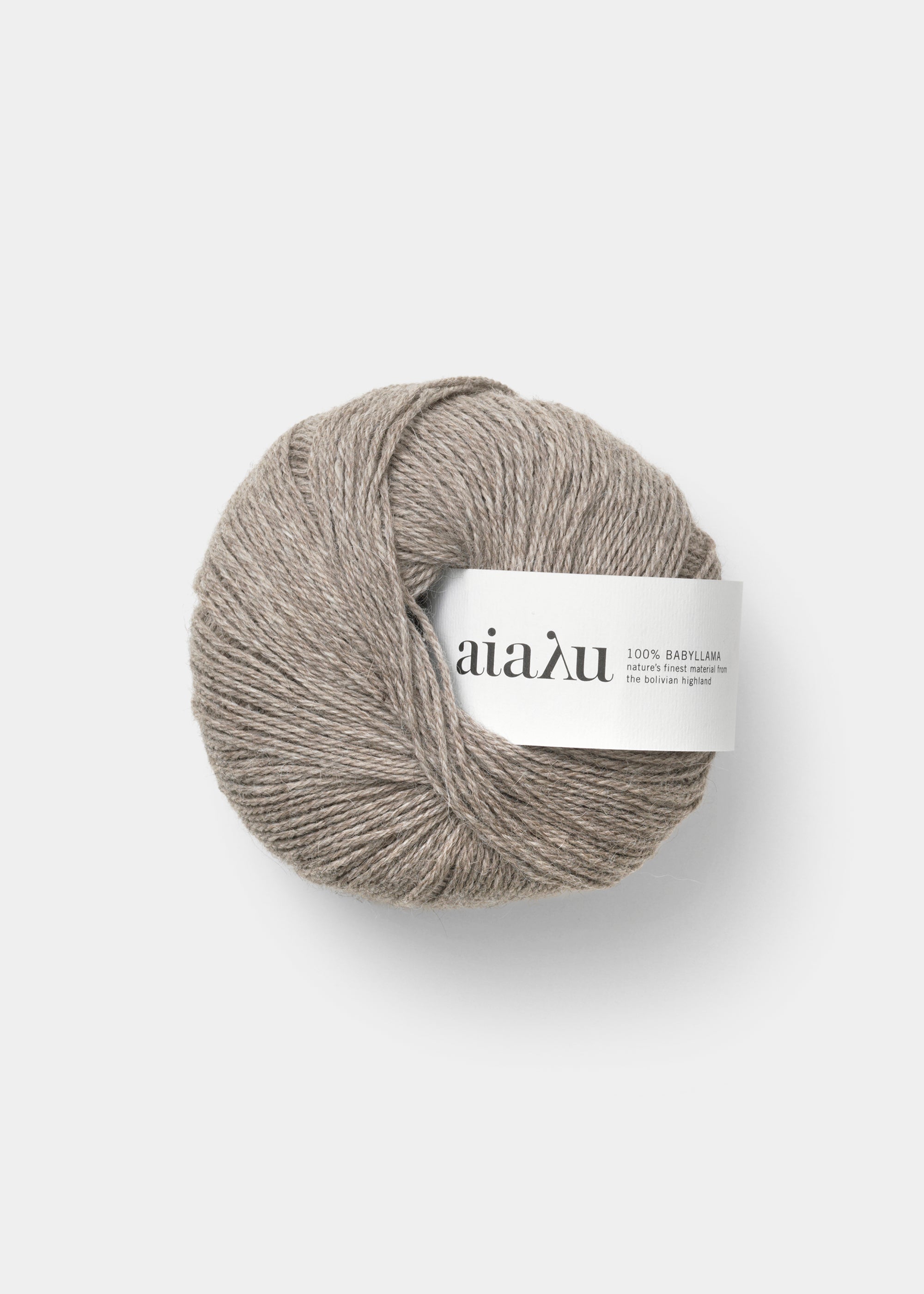 Aiayu yarn - babyllama wool | Pure Nougat