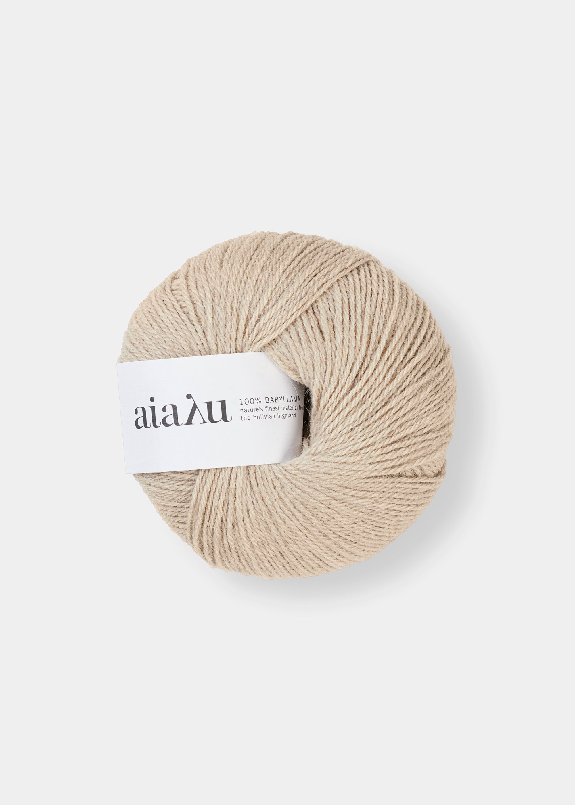 Aiayu yarn - babyllama wool | Pure Wheat