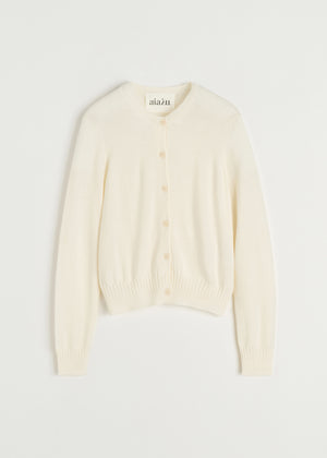 Hariza cardigan – merino wool | Ecru Cardigan aiayu