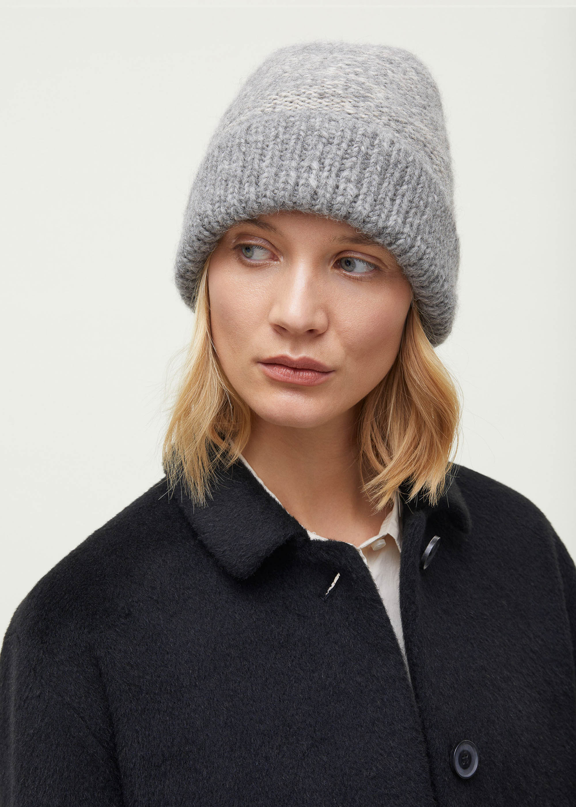 Hela wool beanie | Mix Grey