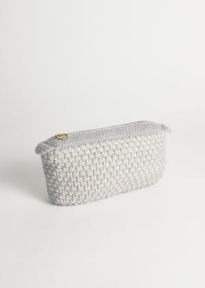 Helen classic clutch | Mix Light Water/Albicant