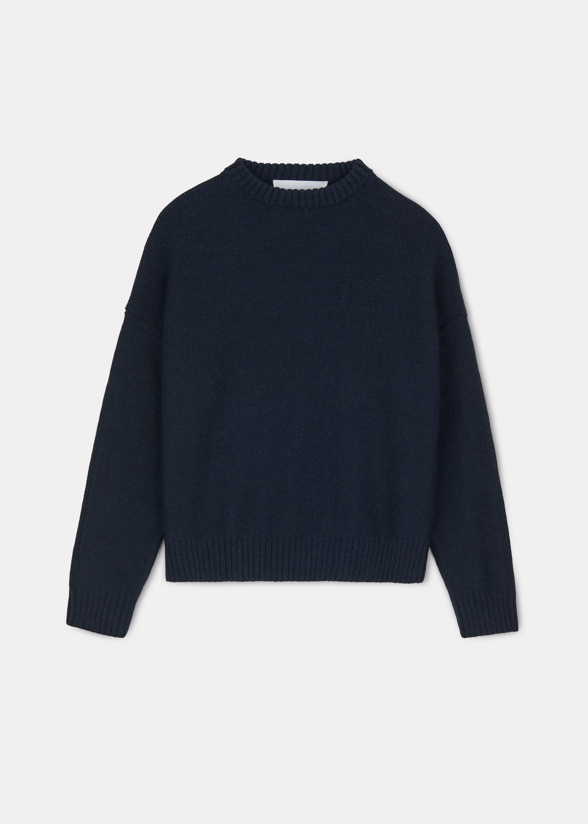 Highland juna wool sweater | Black Blue