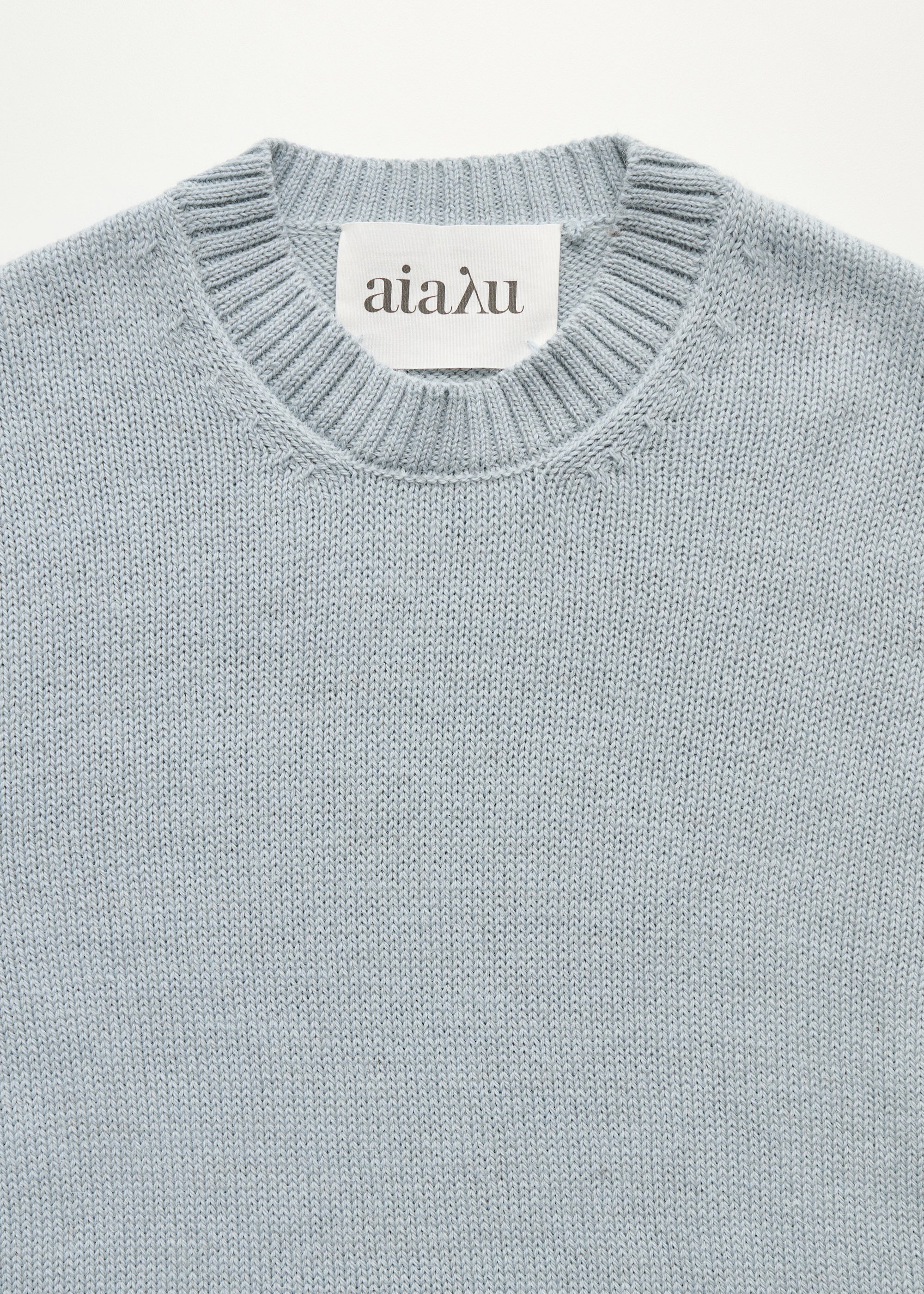 Highland saga sweater – highland wool | Mint Blue Sweater aiayu