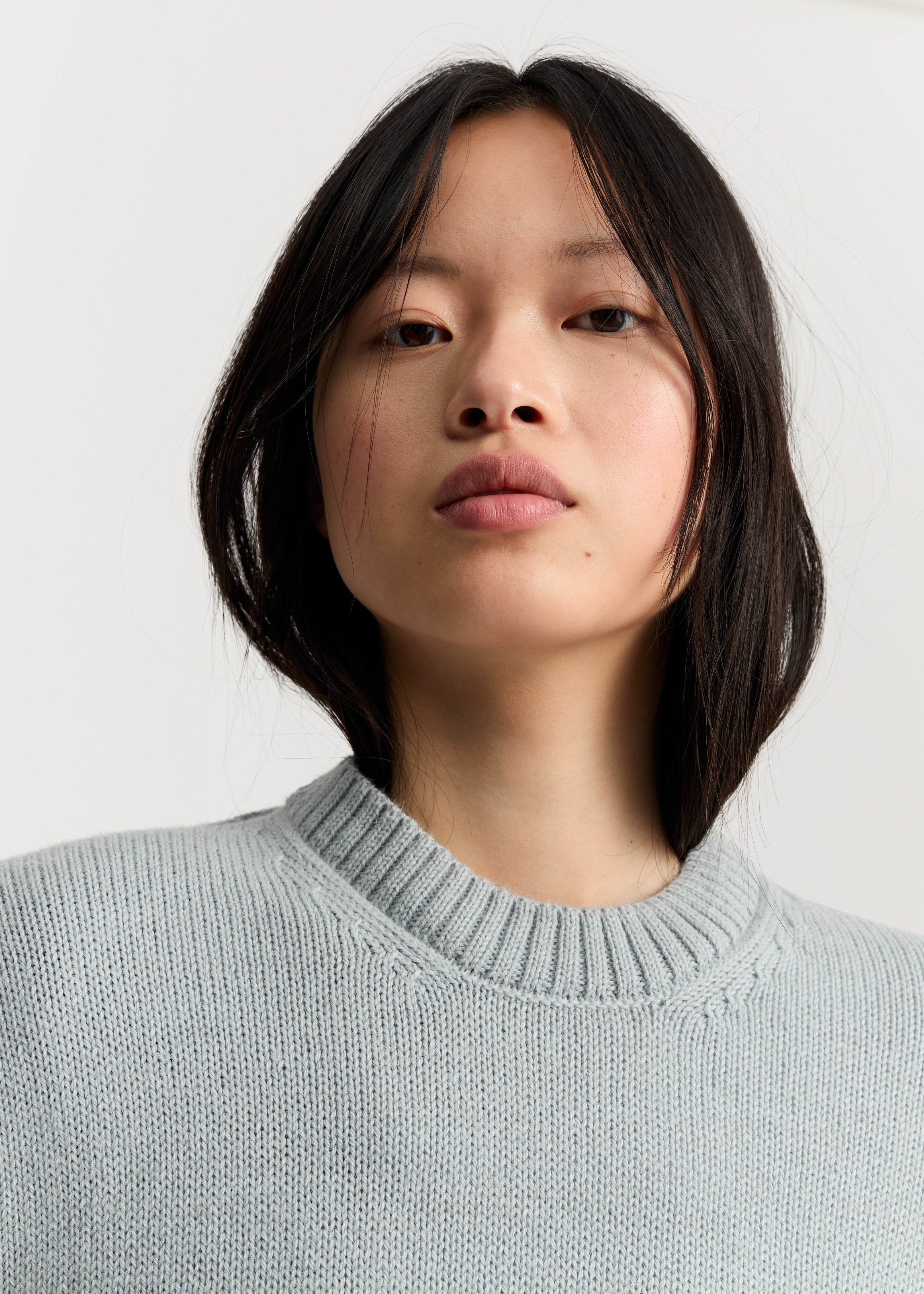 Highland saga sweater – highland wool | Mint Blue Sweater aiayu