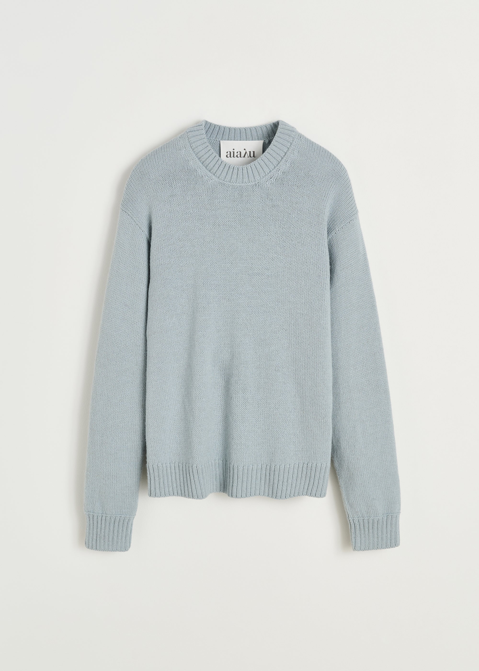 Highland saga sweater – highland wool | Mint Blue Sweater aiayu