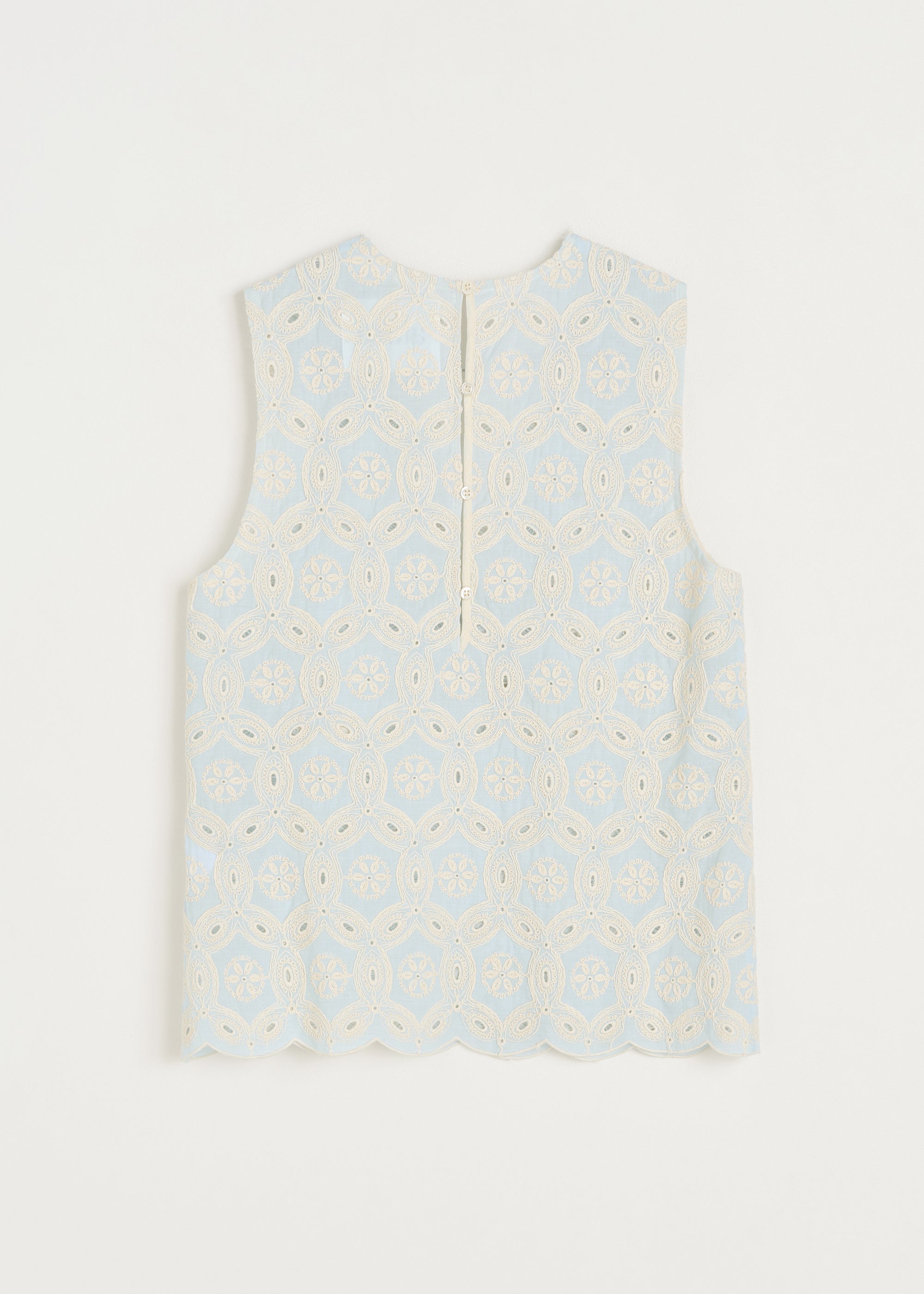 Himani top embroidery | Blue Eyes Blouse aiayu