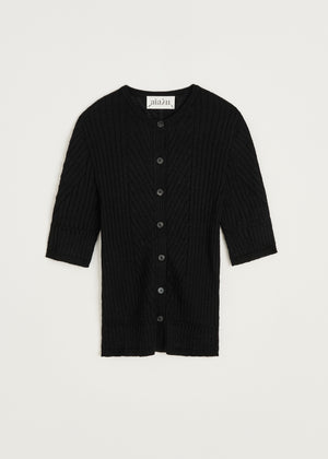 Hira cardigan – llama | Black Cardigan aiayu