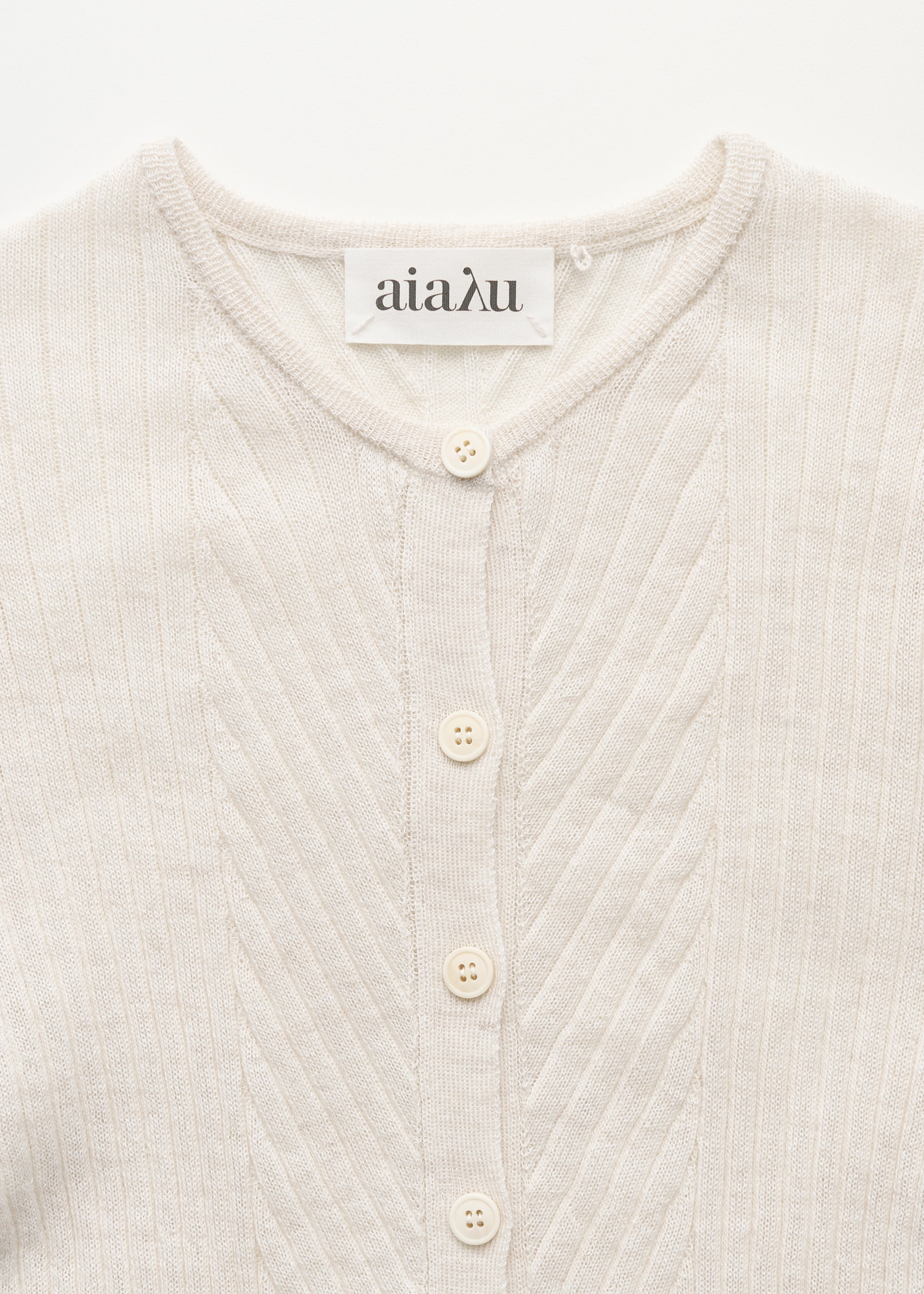 Hira cardigan – pure llama | Mix Albicant Cardigan aiayu