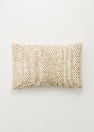 Idras wool pillow - 40x60 | Pure Ecru