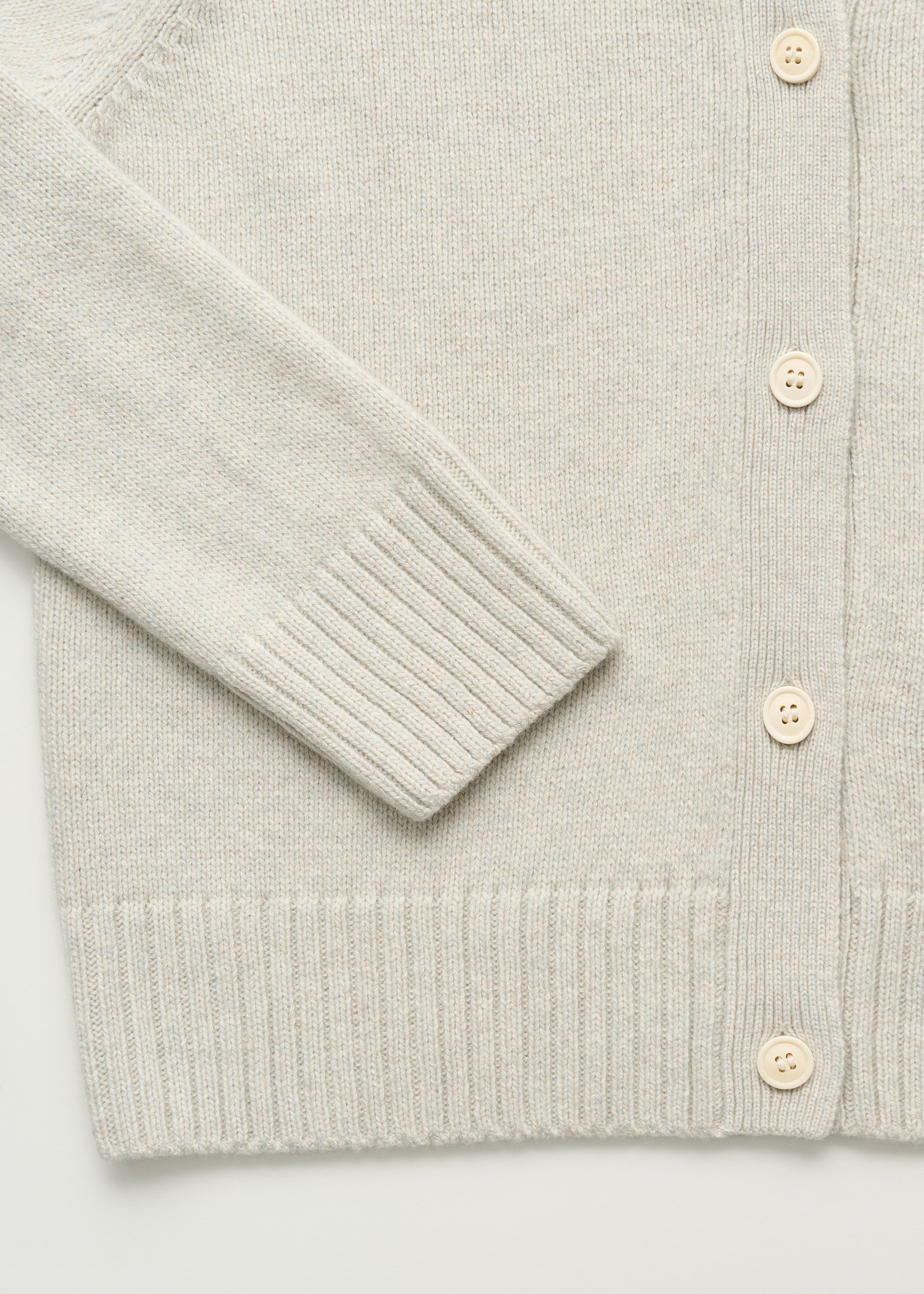 Ingolf cardigan – cashmere | Dove Mouline Cardigan aiayu