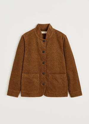 Jacy jacket corduroy | Cognac Jacket aiayu