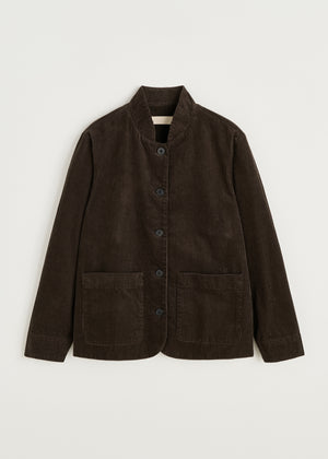 Jacy jacket corduroy | Smokey Brown Jacket aiayu