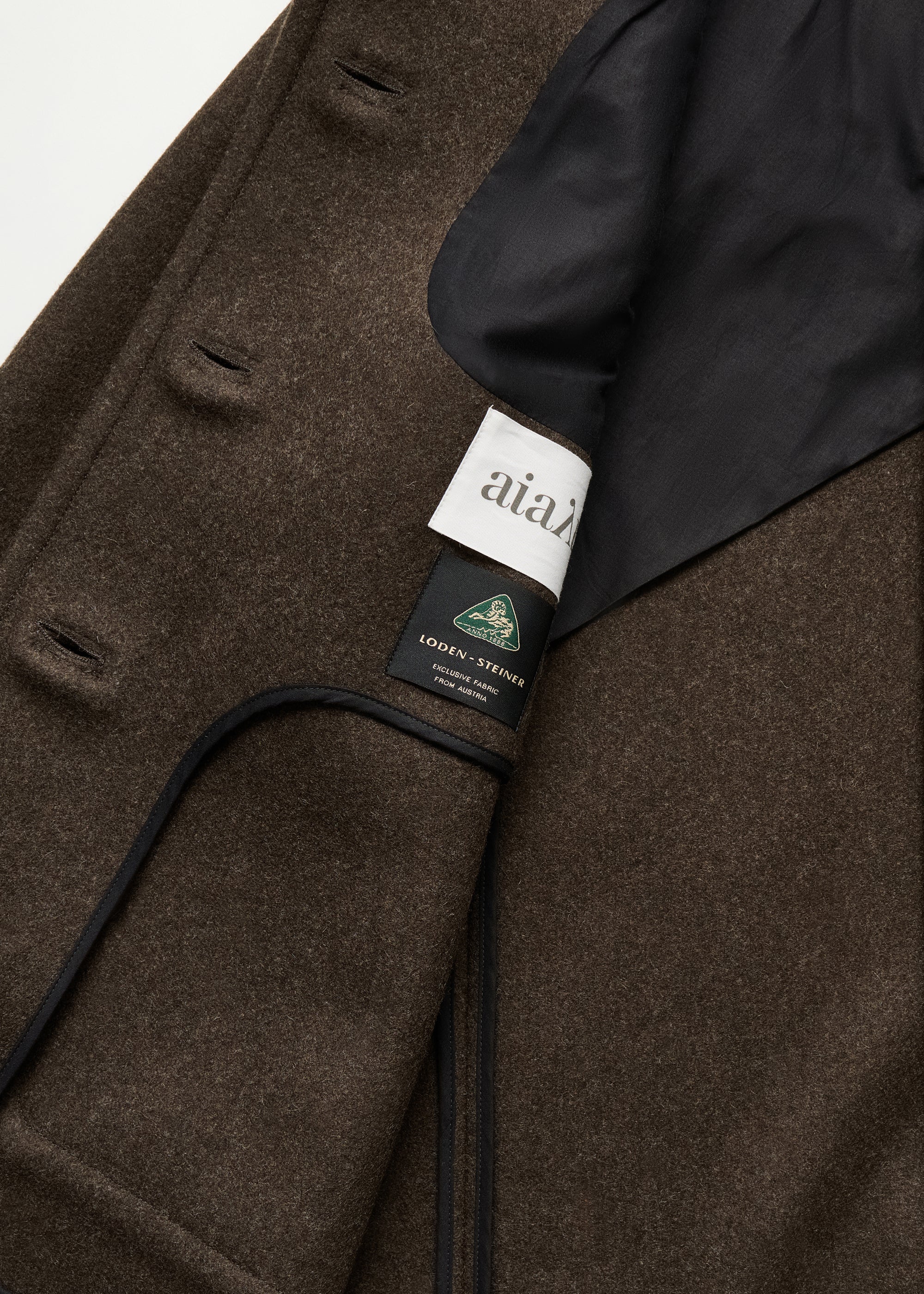 Jamie jacket loden – wool | Pure Dark Brown