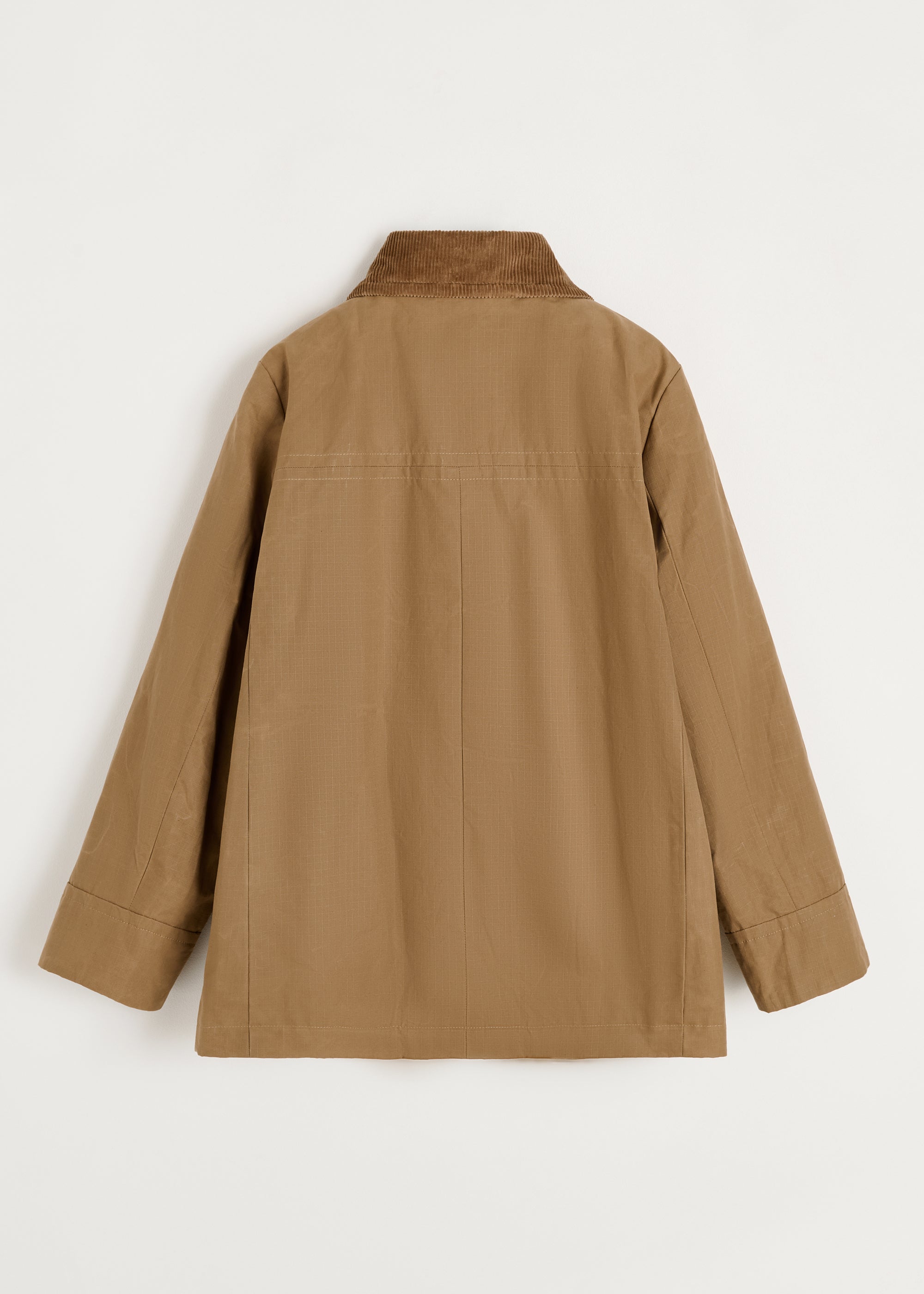 Jamie jacket ripstop – oilskin hybrid | Warm khaki Jacket aiayu
