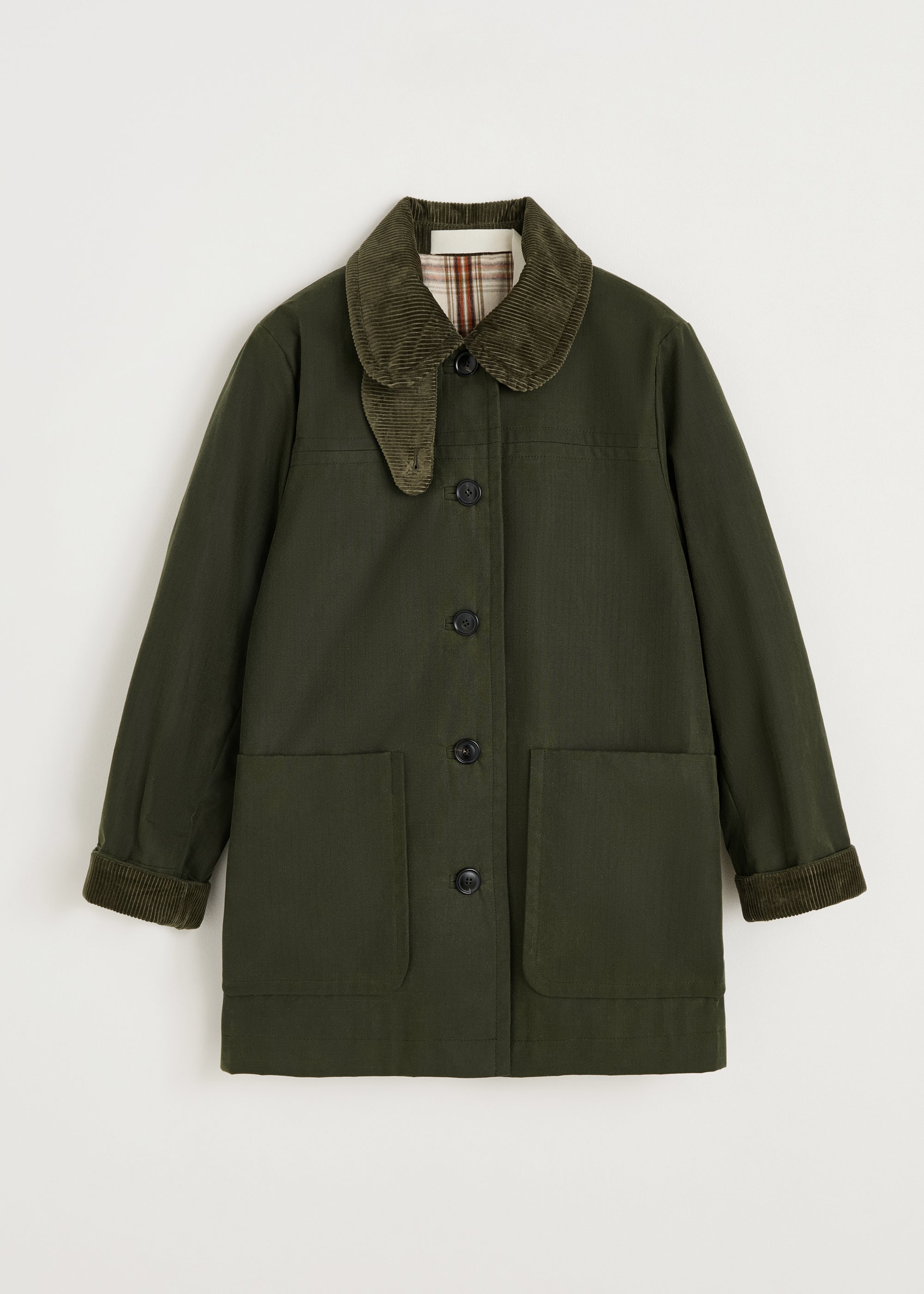Jamie jacket – ripstop oilskin | Archive Olive Jacket aiayu